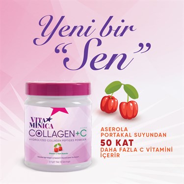 Vitaminica Collagen +C Sade Kavanoz 30 Porsiyon