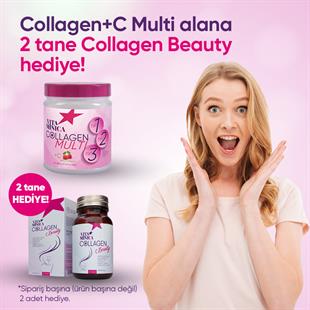 Vitaminica Collagen Multi +C, 45 Servings, Type I-II-III Collagen Acerola