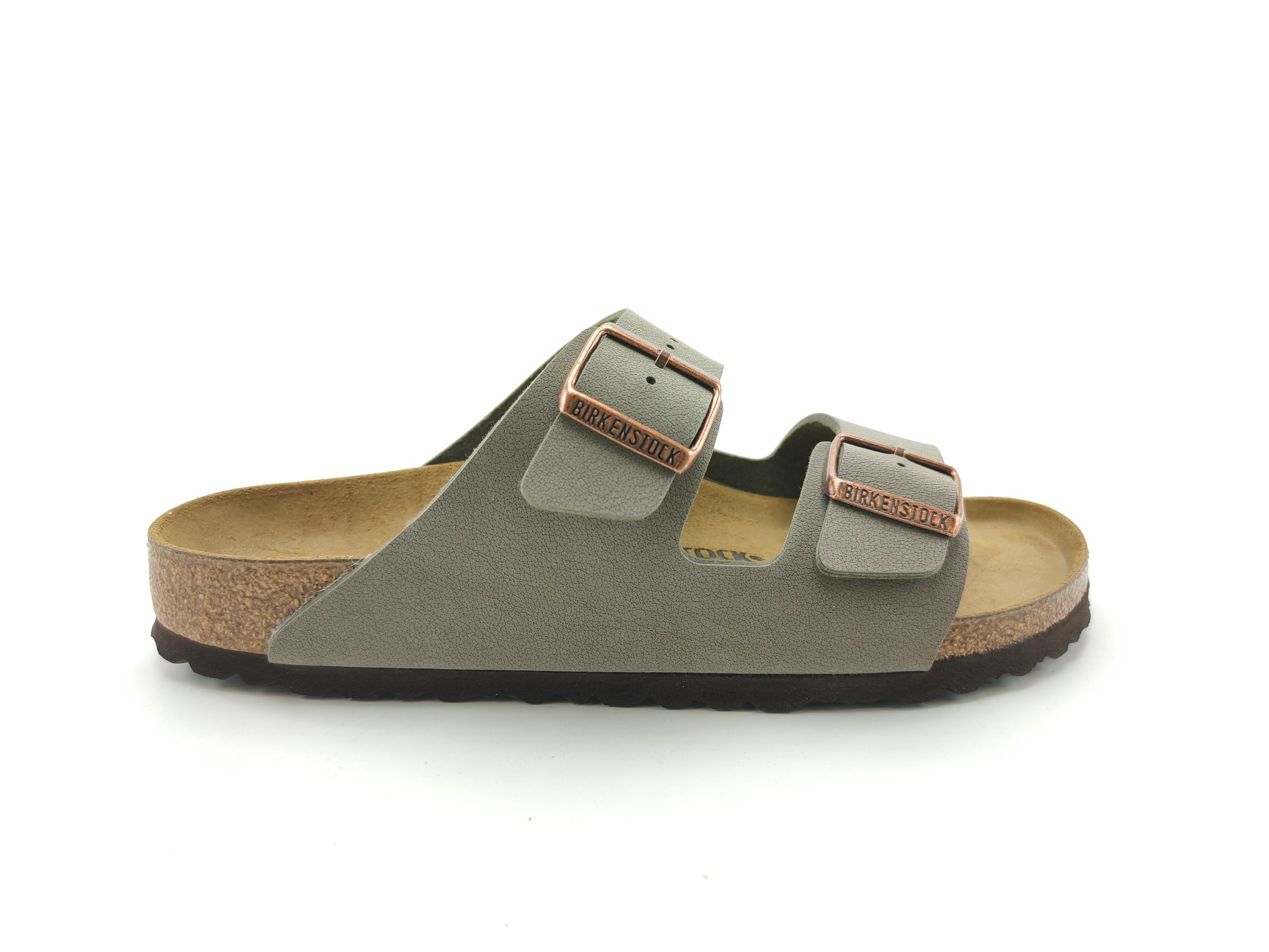 Birkenstock Unisex Çift Bantlı Terlik Arizona Stone Mantar 151213 STONE - Birkenstock