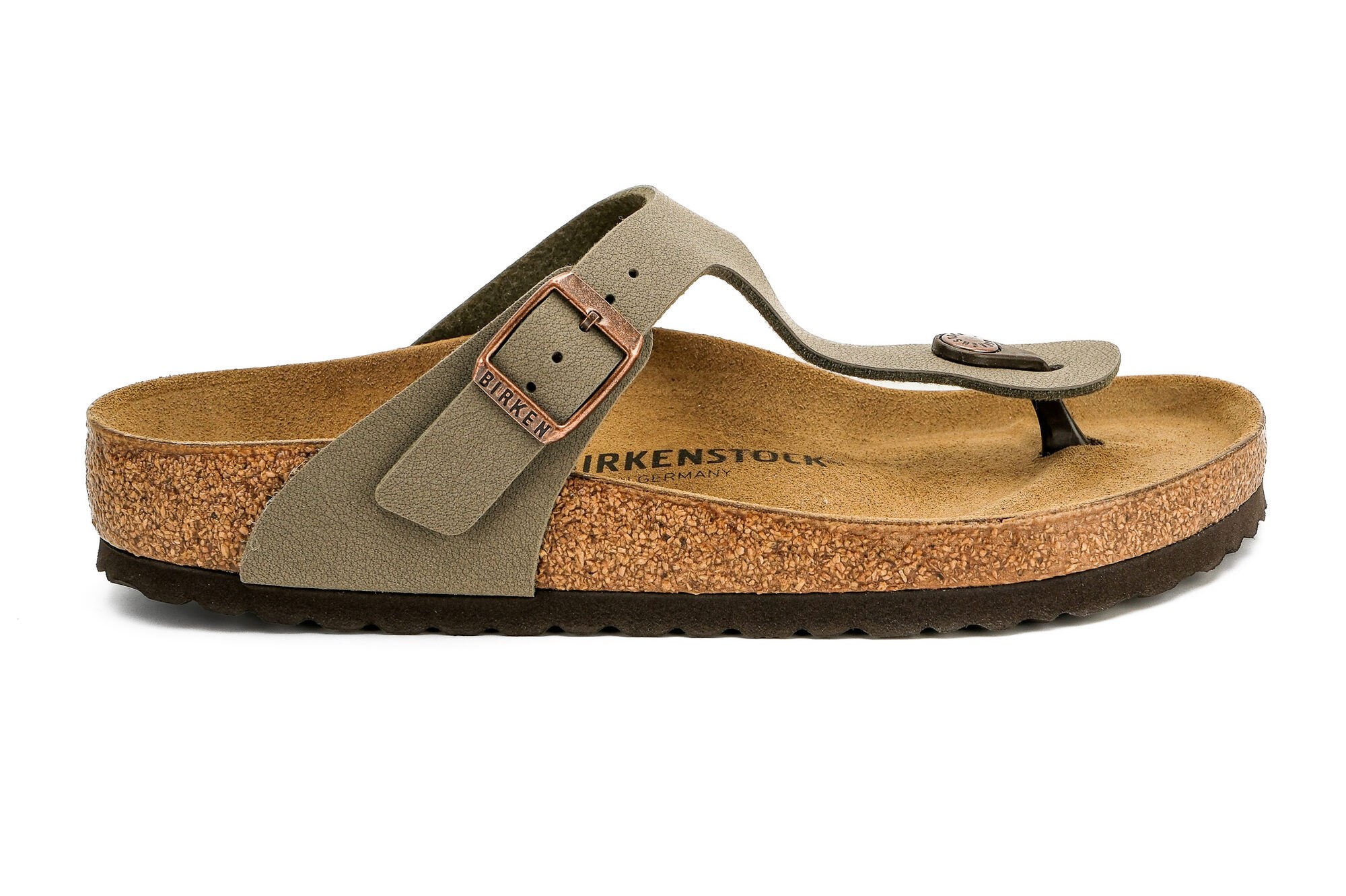 Birkenstock Unisex Parmak Arası Terlik Gizeh Stone Mantar 43391 STONE - Birkenstock