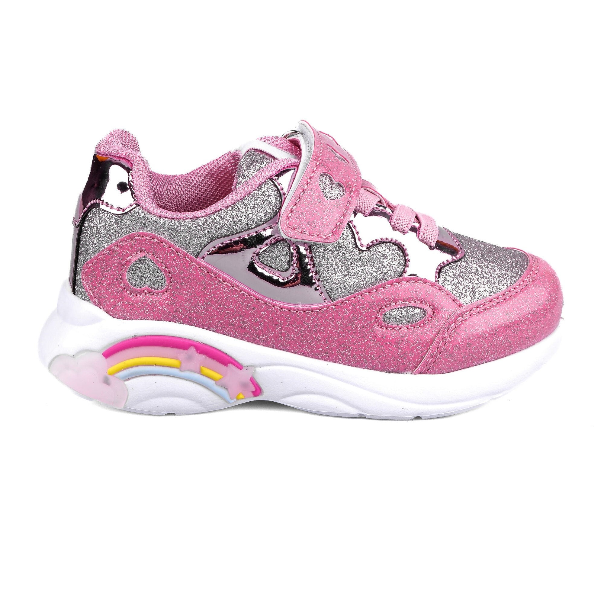 Buckhead Çocuk Işıklı Spor Ayakkabı Diana 4348 PEMBE LOVE - Buckhead