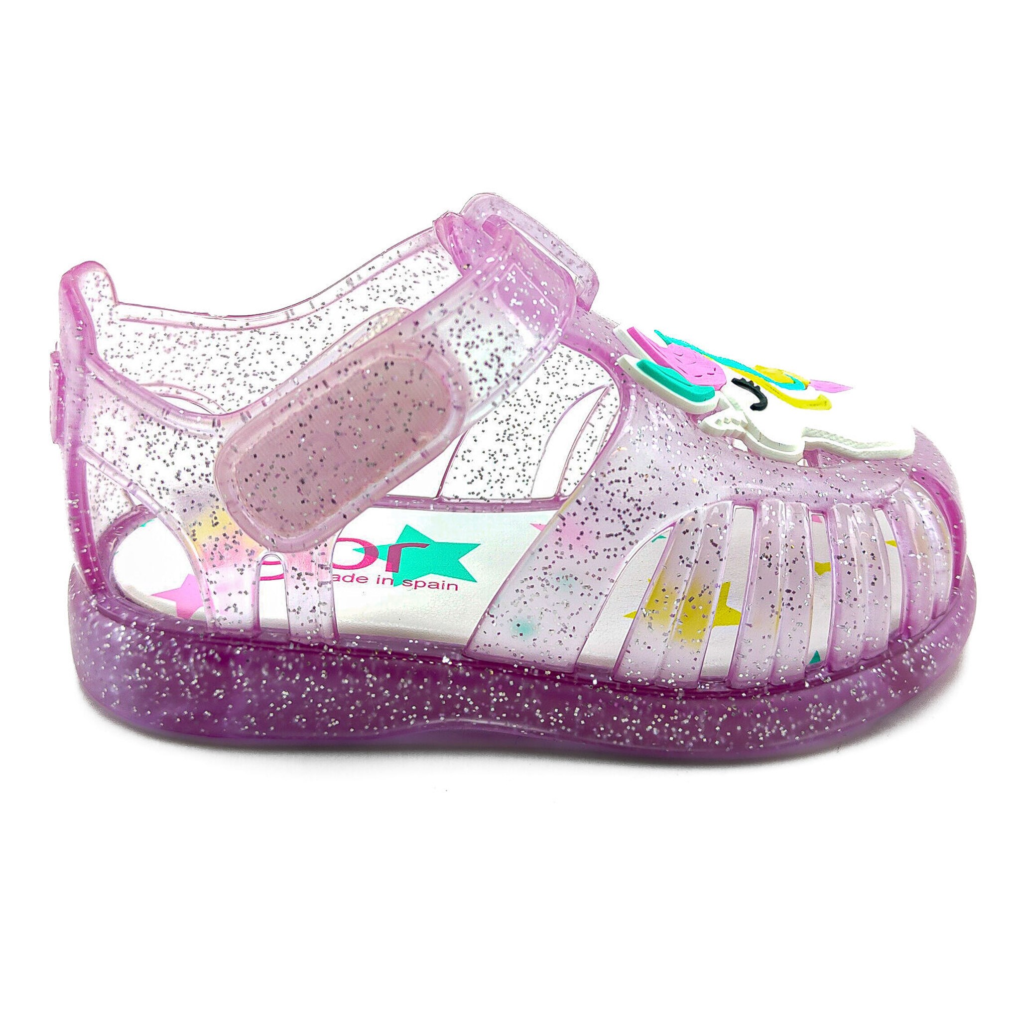 Igor Çocuk Sandalet Tobby Gloss Unicornio S10309 MALVA GLITTER - Igor