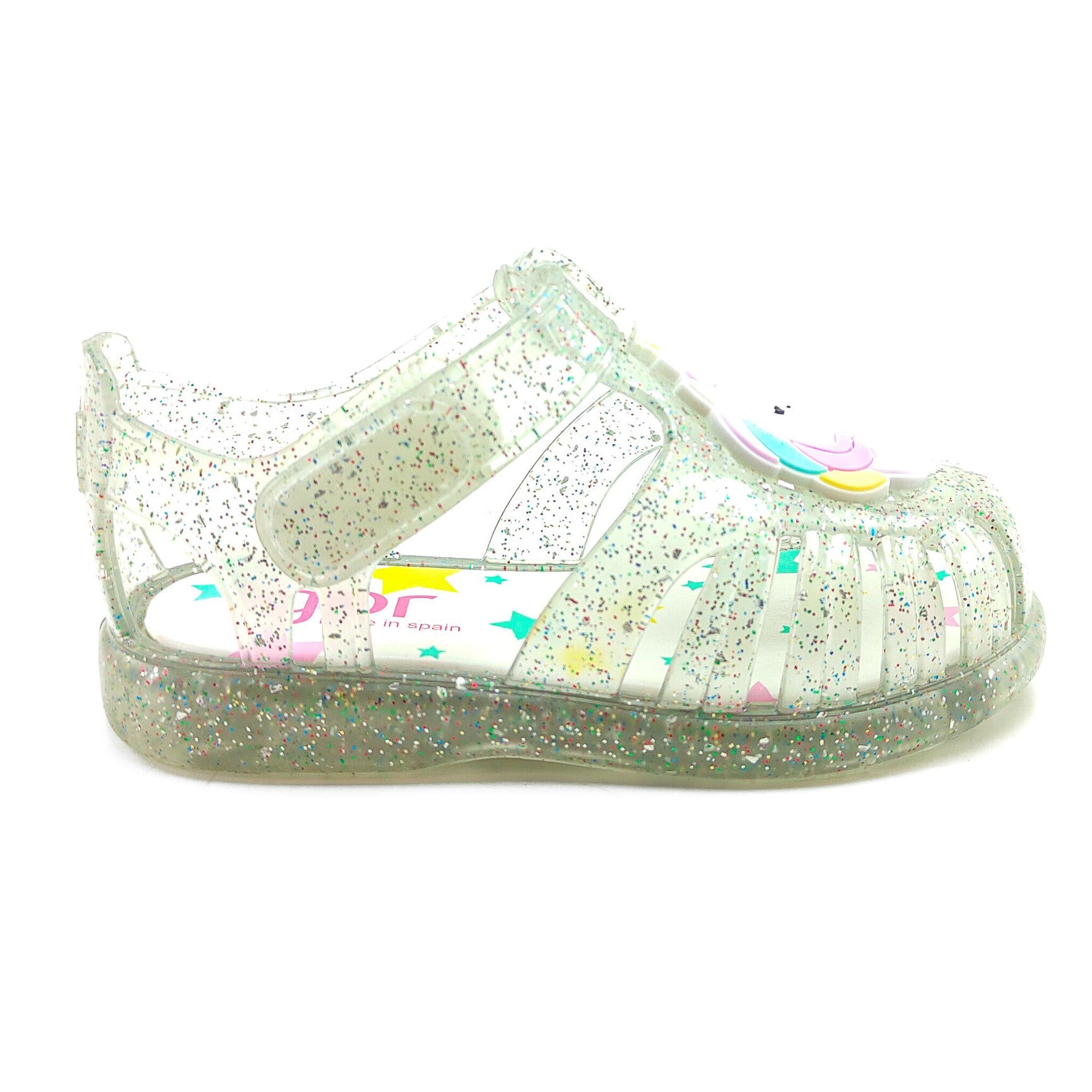 Igor Çocuk Sandalet Tobby Unicornio 10341 TRANS.MULTI GLITTER - Igor