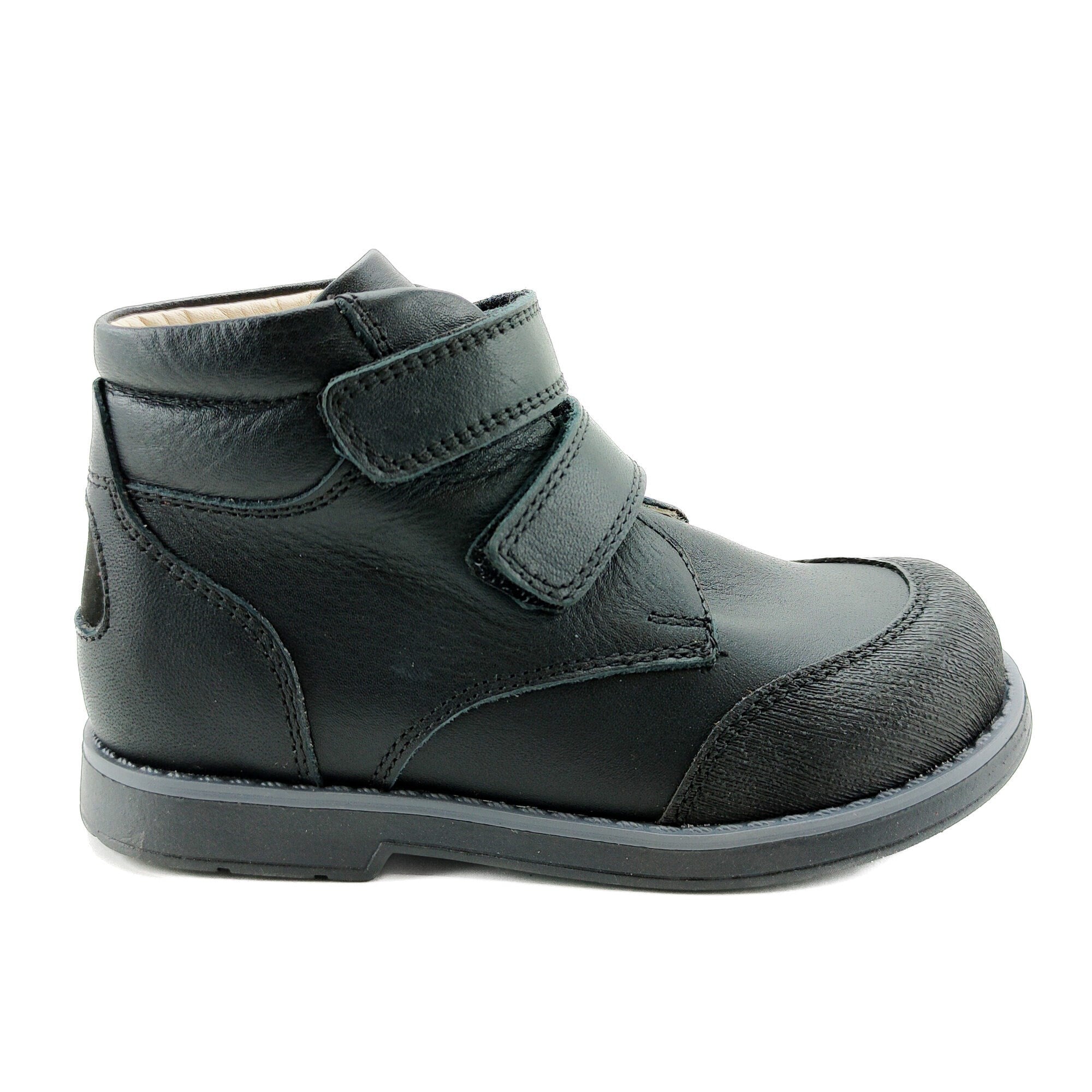 Ortoplus Deri Ortopedik Bebek Bot K C5002 SİYAH - OrtoPlus