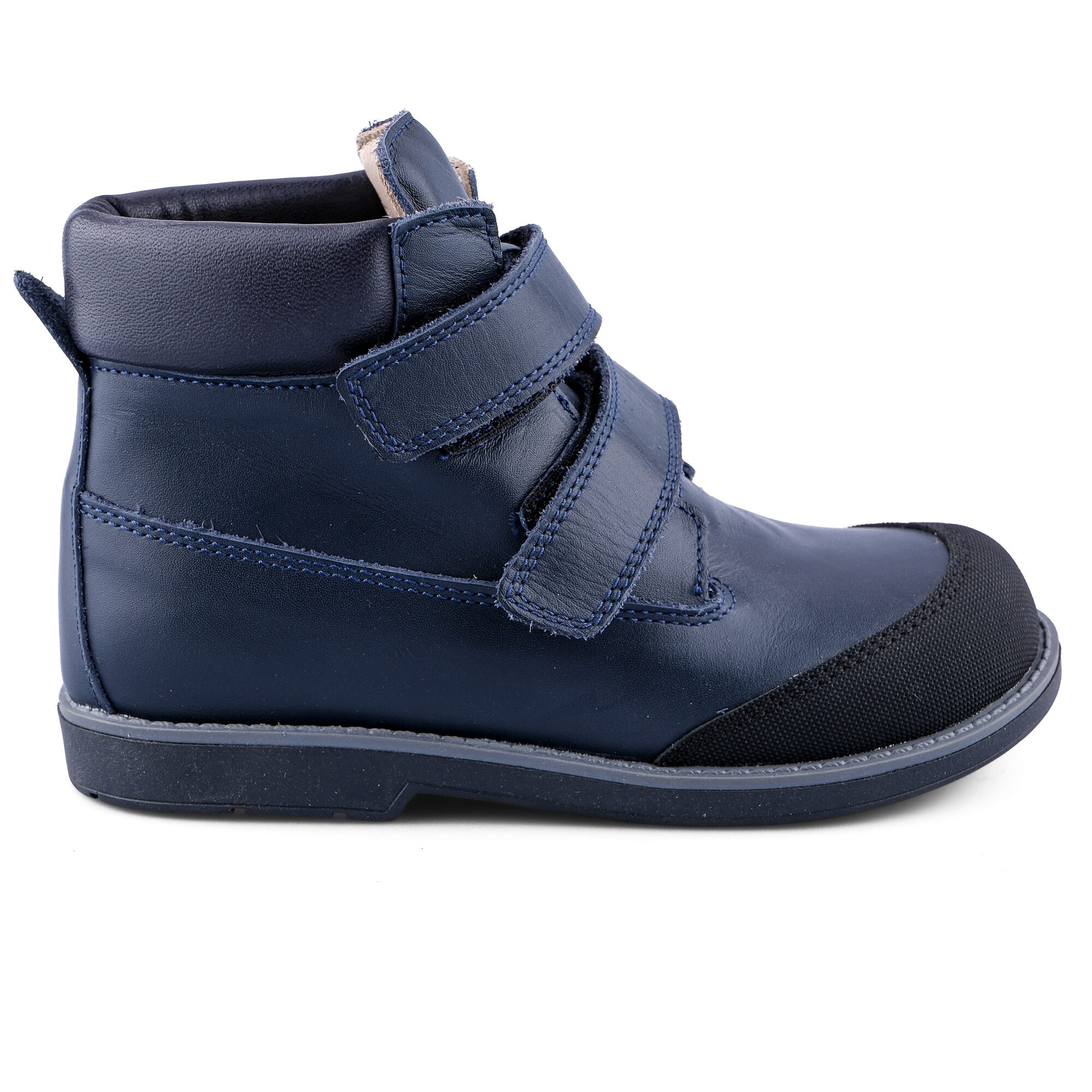 Ortoplus Deri Ortopedik Çocuk Bot P C5002-1 LACİVERT - OrtoPlus