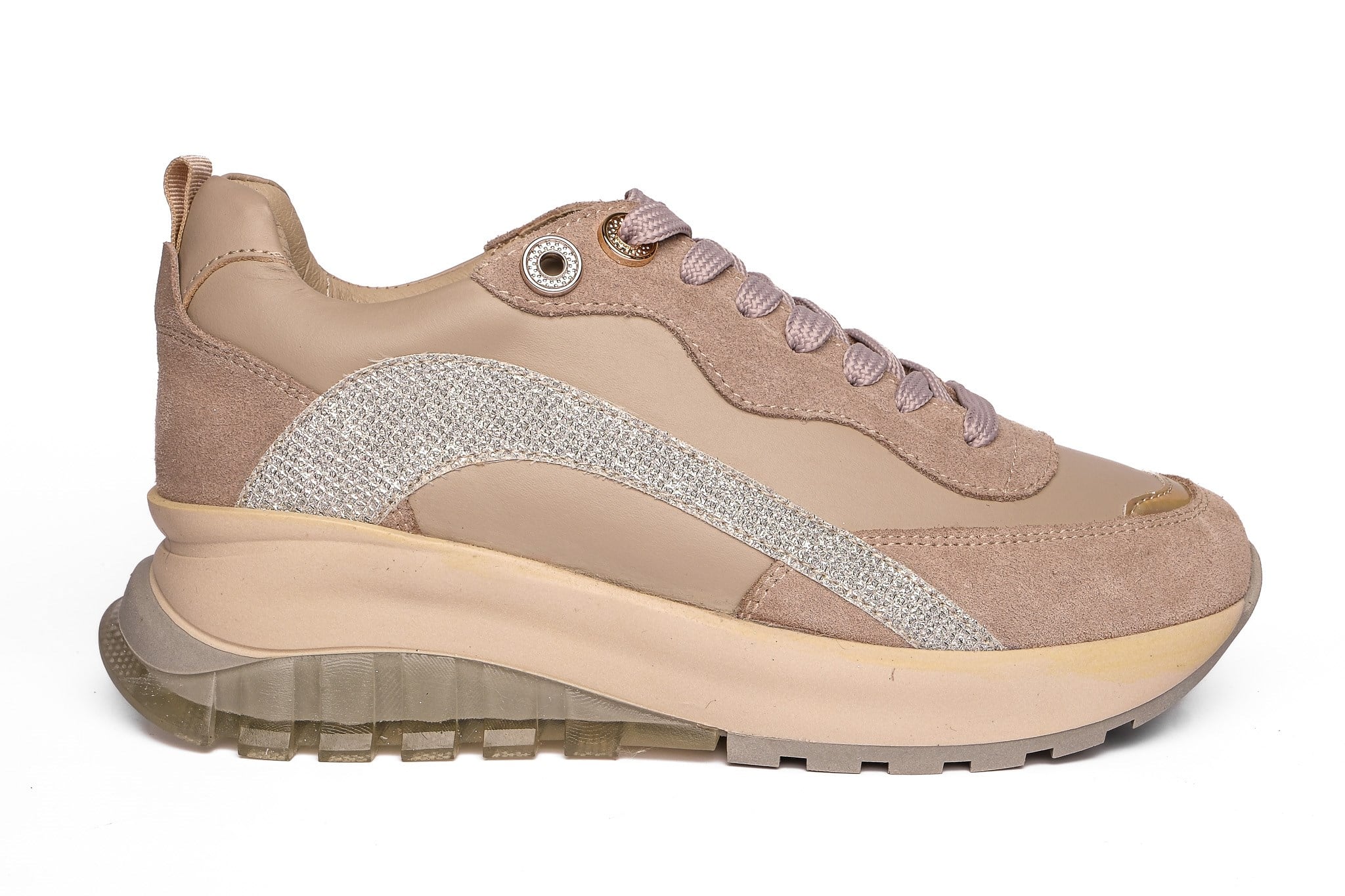 Ortoplus Deri Ortopedik Kadın Sneaker Ayakkabı ET3212 GRİ - OrtoPlus