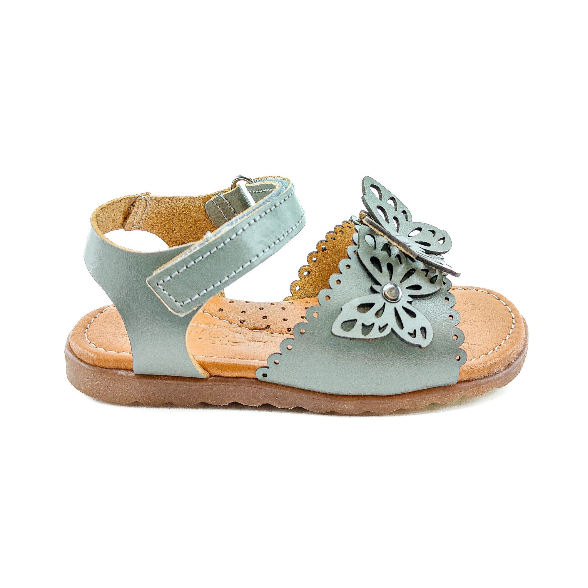 Ortoplus Ortopedik Deri Bebe Sandalet K 2116 GRİ - OrtoPlus