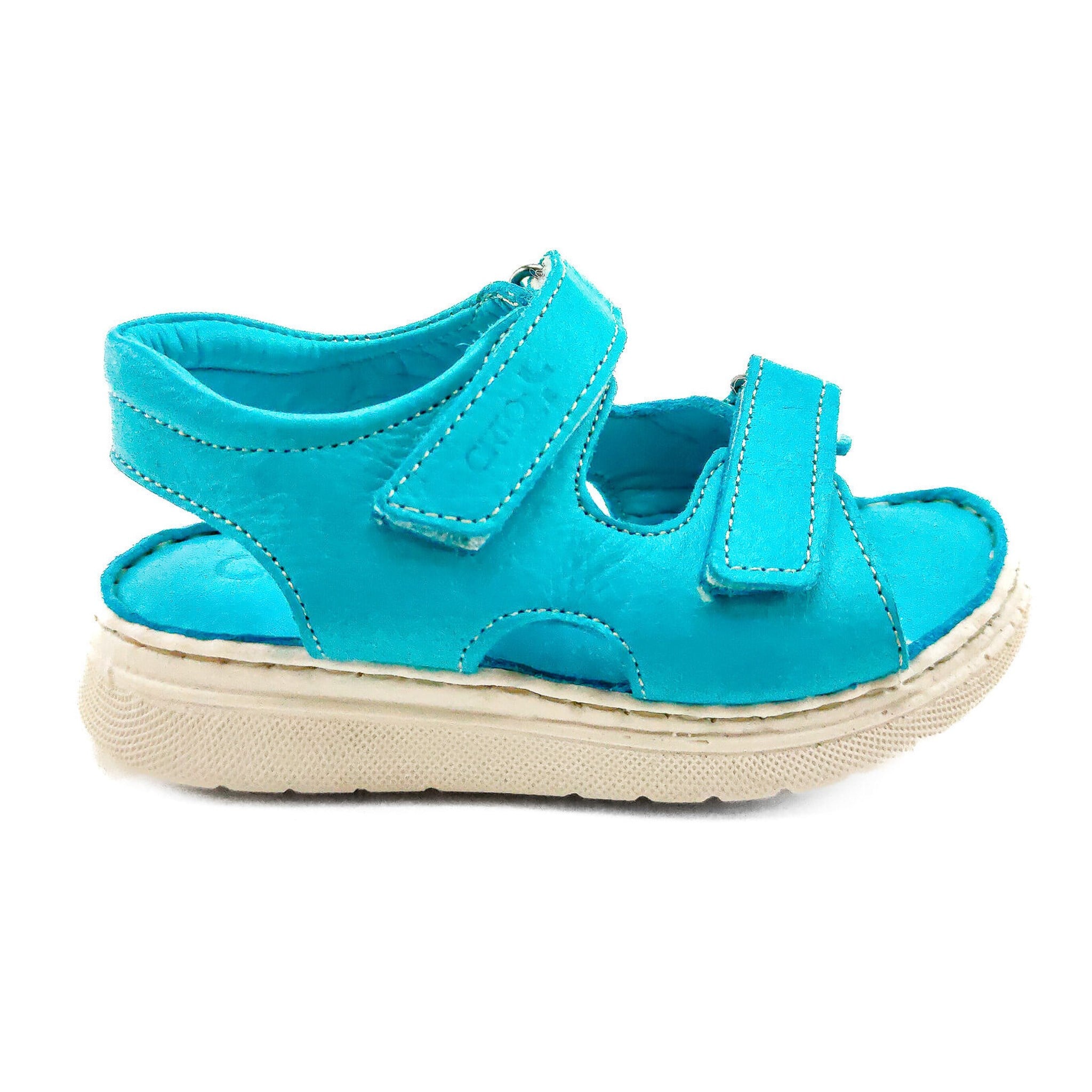 Ortoplus Ortopedik Deri Bebe Sandalet K 2151 TURKUAZ - OrtoPlus