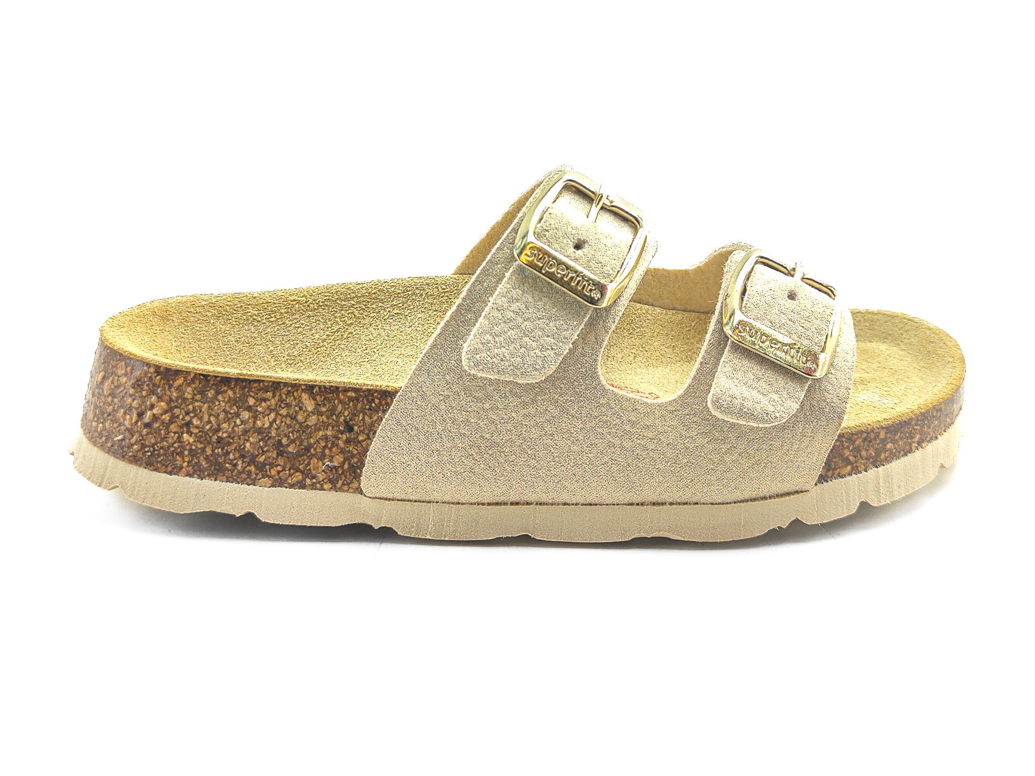 Superfit Ortopedik Genç Terlik Çift Bantlı G 800111-9700 - Altın GOLD - Superfit