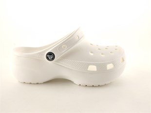 Crocs Terlik Classic Platform 206750 BEYAZ - Crocs
