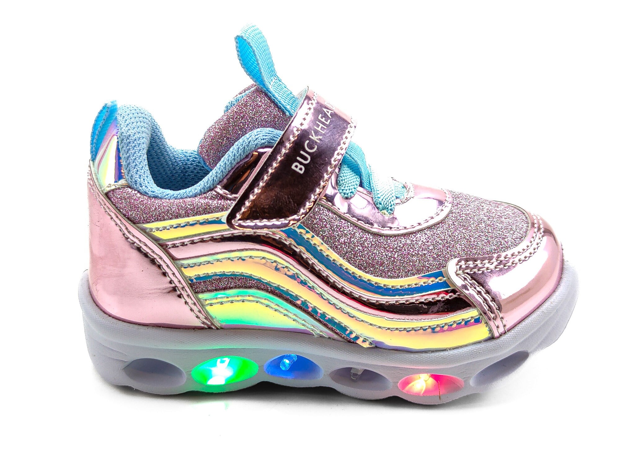Buckhead Çocuk Işıklı Hologram Spor Ayakkabı 4246 PEMBE - Buckhead