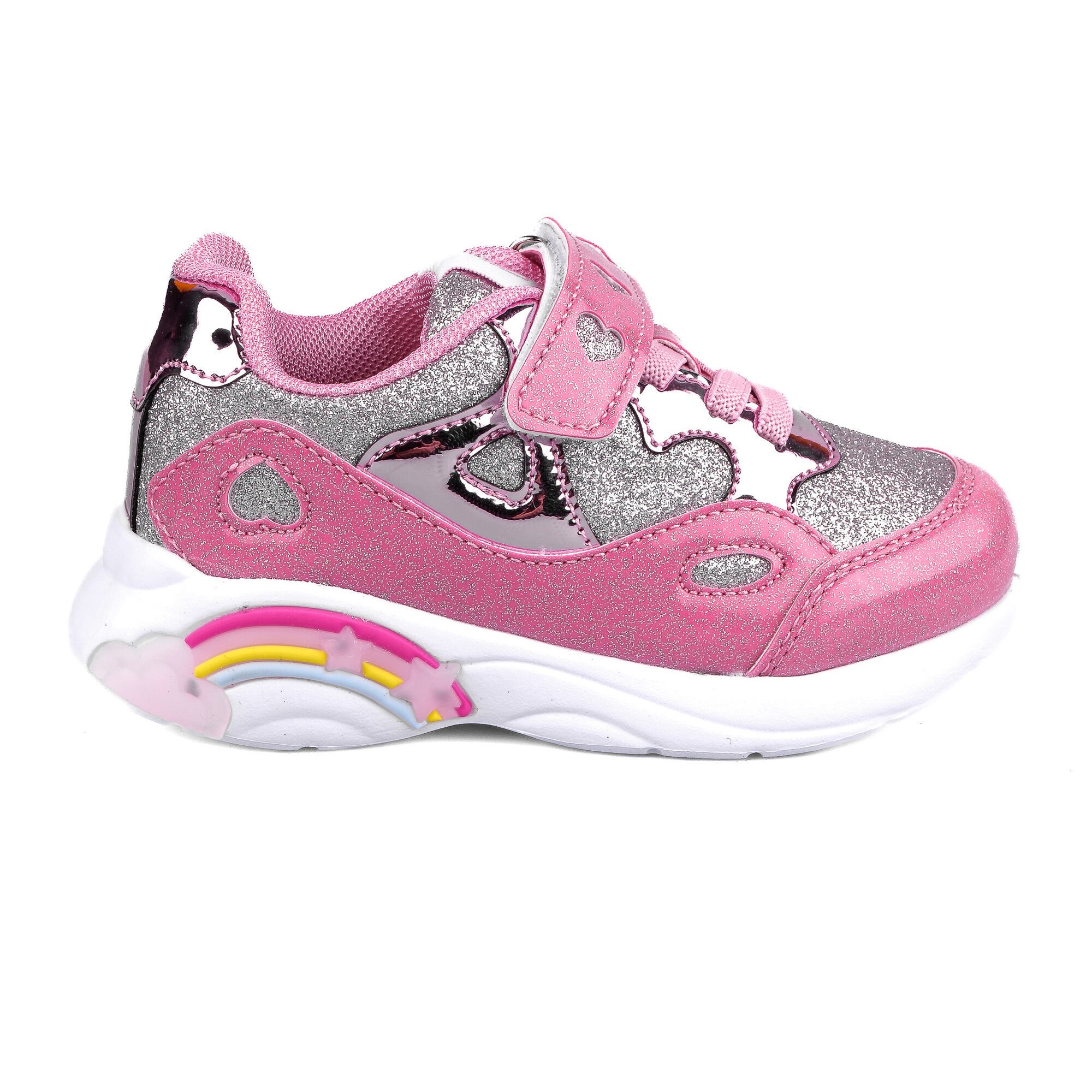 Buckhead Çocuk Işıklı Spor Ayakkabı Diana 4348 PEMBE LOVE - Buckhead