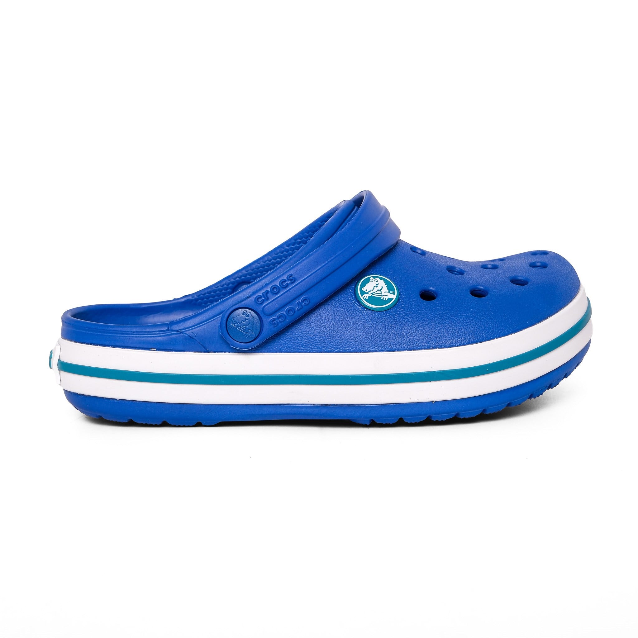 Crocs Çocuk Terlik Crocband Clog K 207006 GÖK MAVİSİ - YEŞİL - Crocs