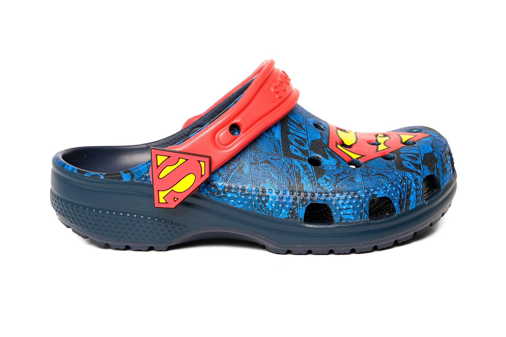Crocs Çocuk Terlik Superman Classic Clog K 211132 MAVİ - KIRMIZI - Crocs