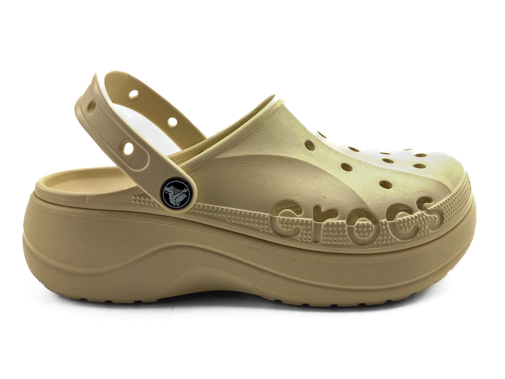 Crocs Terlik Baya Clog Platform 208186 KREM - Crocs