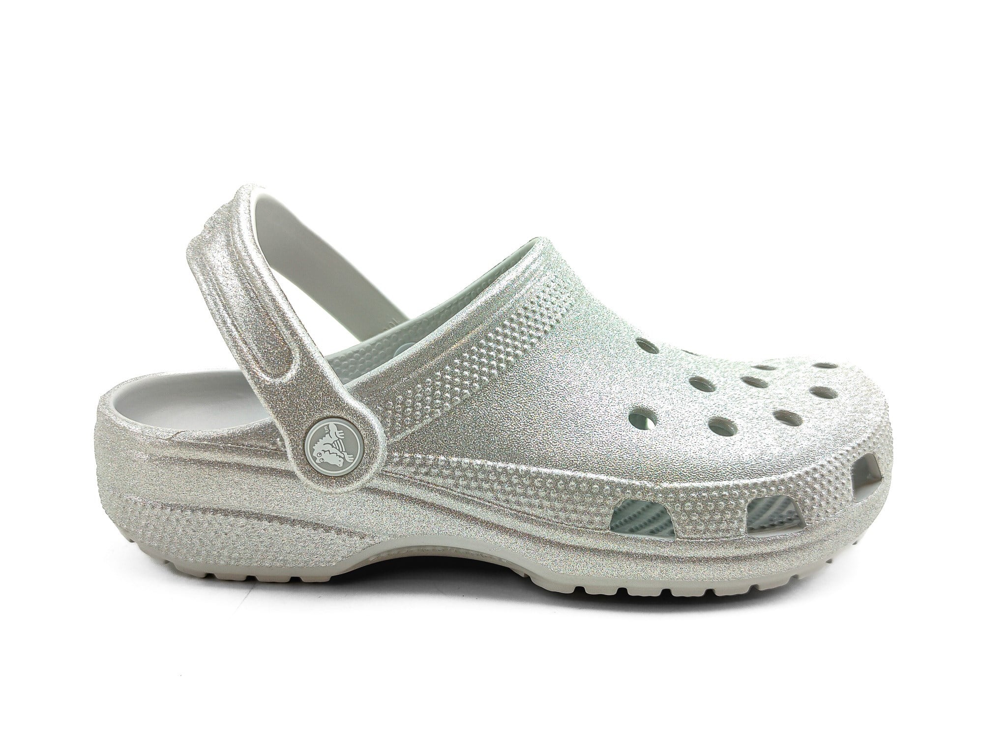 Crocs Terlik Classic Glitter Clog 205942 SİLVER - Crocs
