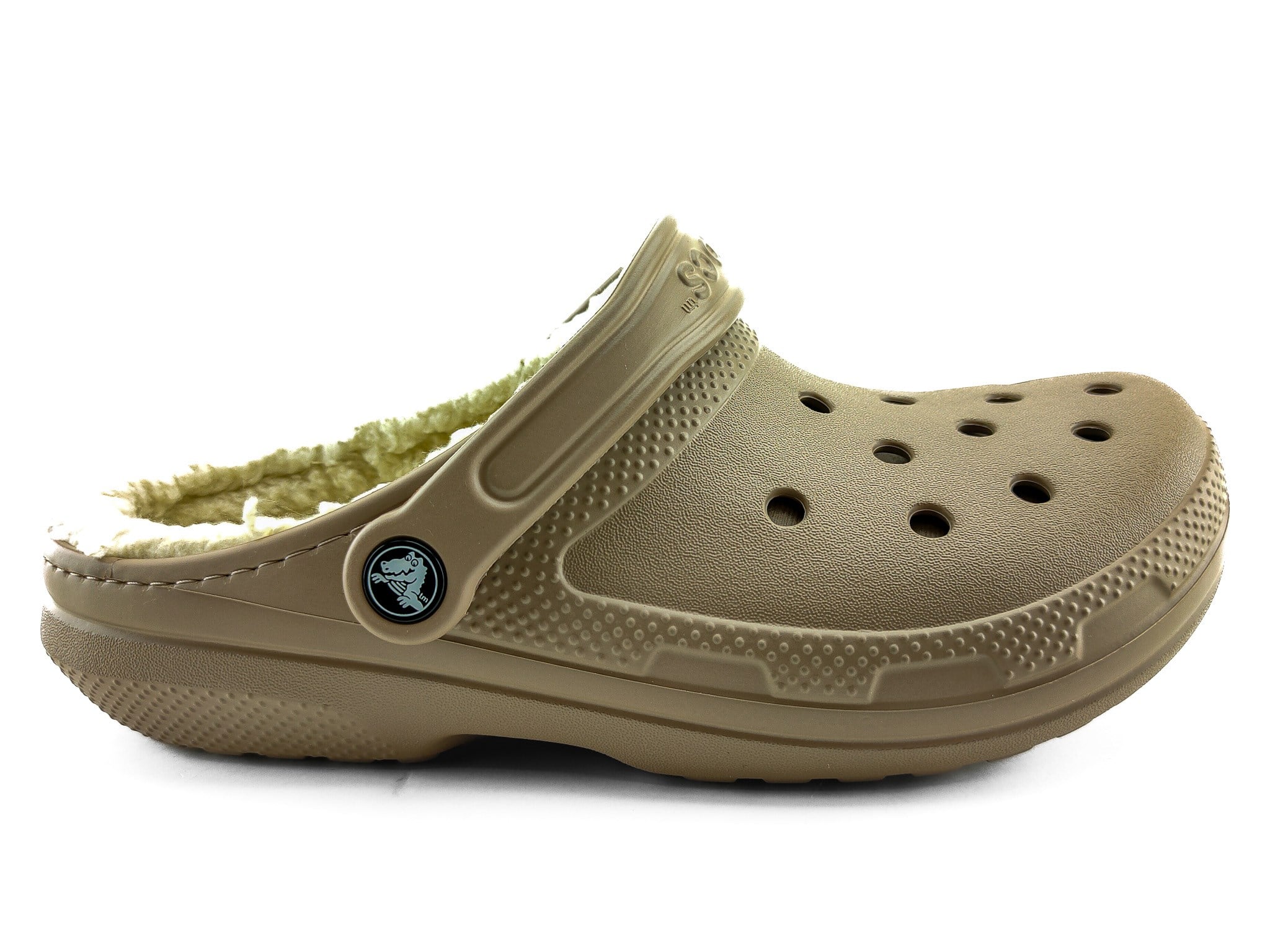 Crocs Terlik Classic Lined Kürklü 203591 VİZON - Crocs