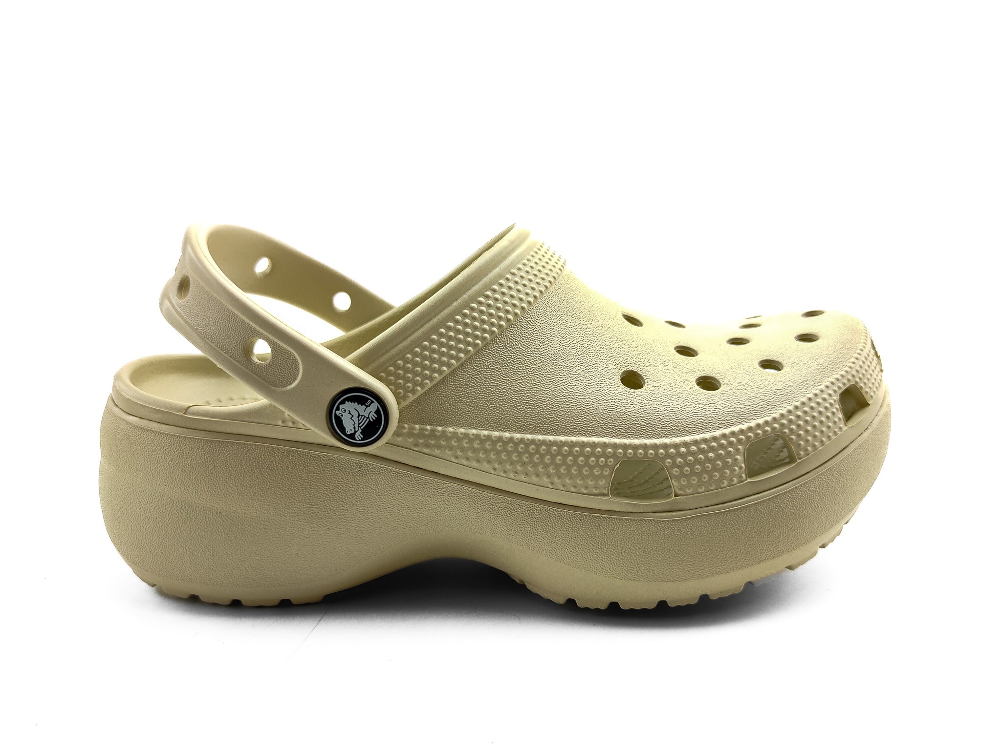 Crocs Terlik Classic Platform 206750 KREM - Crocs
