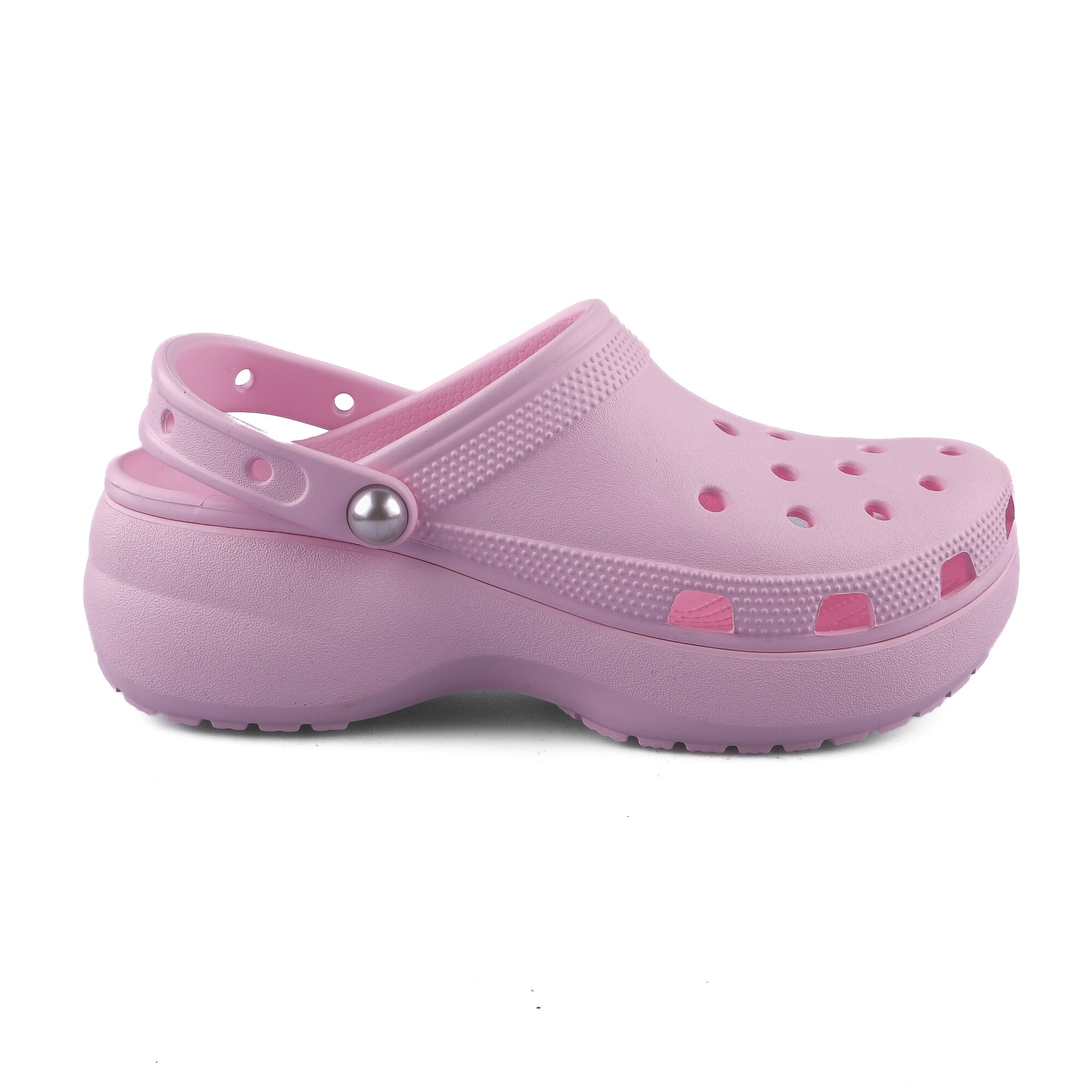 Crocs Terlik Classic Platform Pearl Clog 211231 PEMBE - Crocs