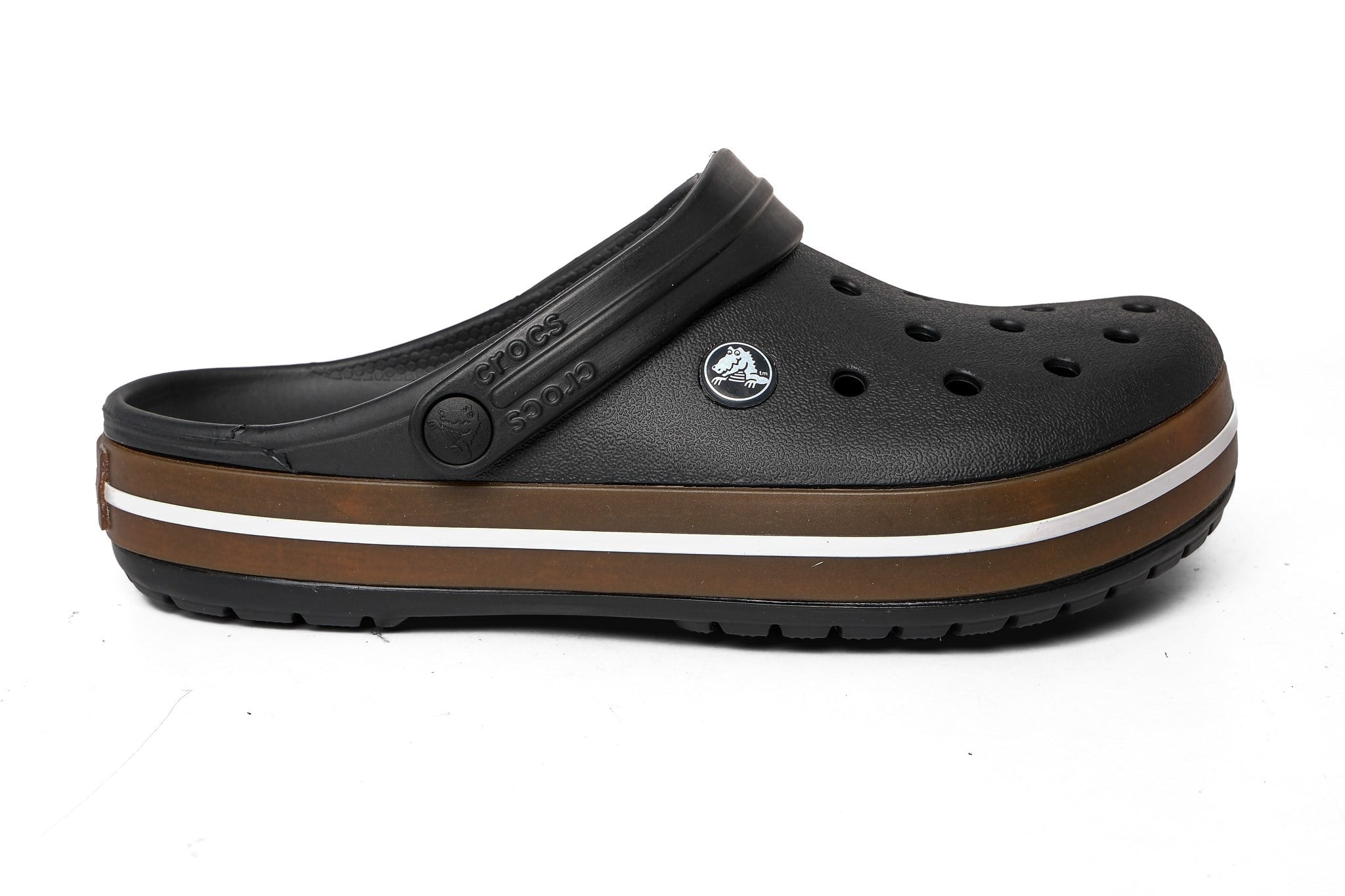 Crocs Terlik Crocband Gum Clog 212756 SİYAH - KAHVE - Crocs
