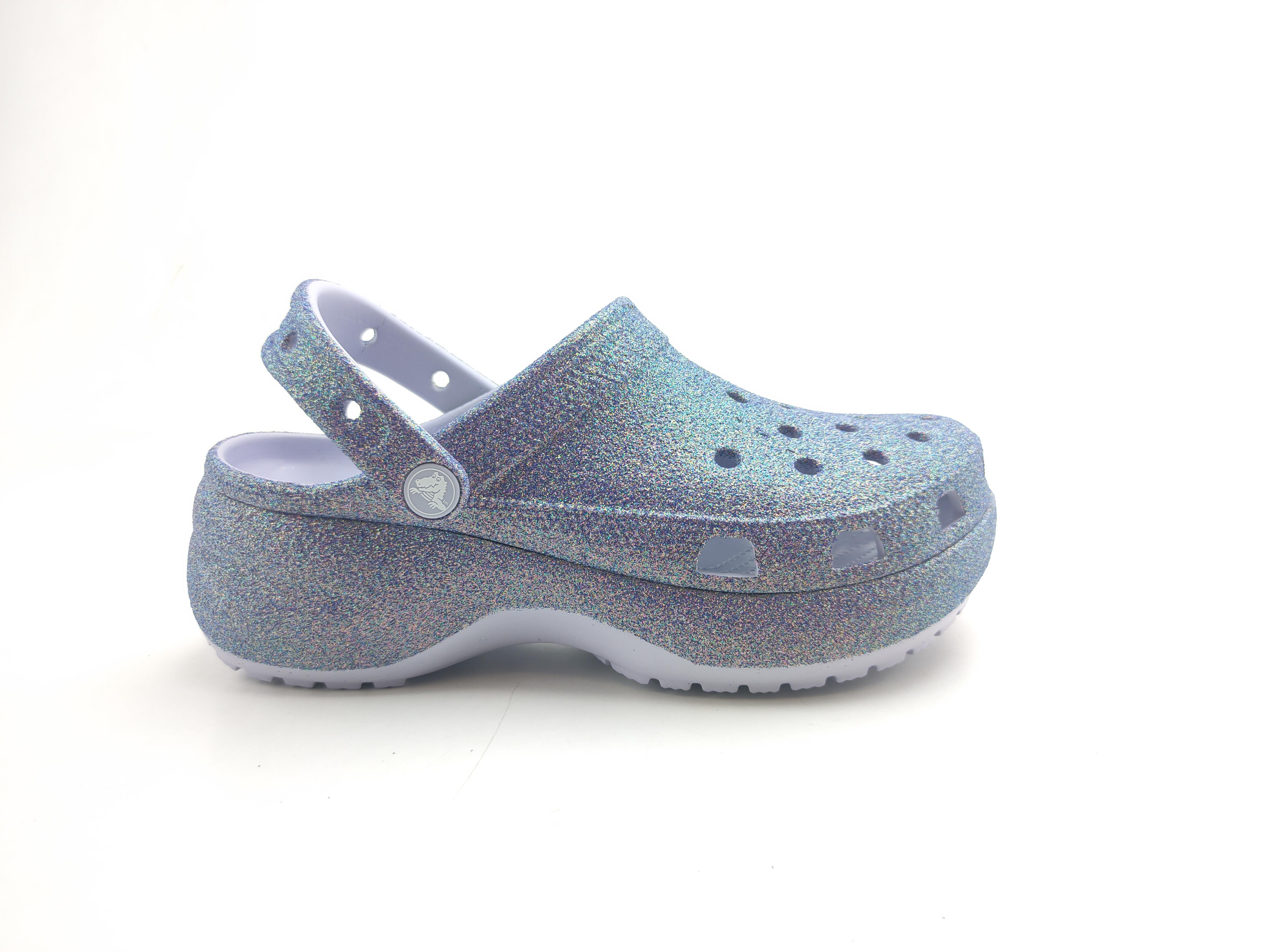 Crocs Terlik Platform Irid Glitter Clog 211024 - CROCS