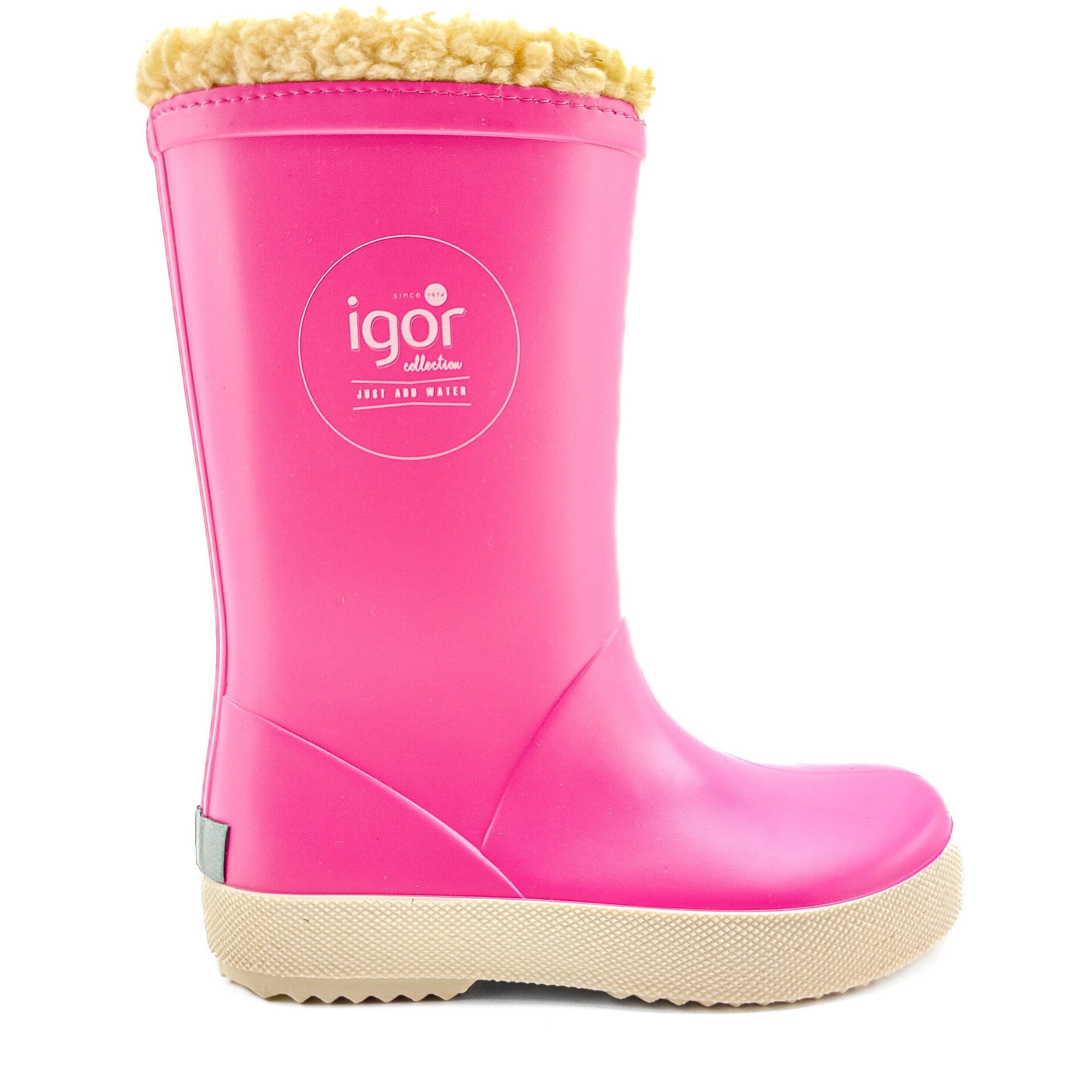Igor Kürklü Yağmur Çizmesi Splash Nautico Borreguito W10207 FUCSIA - Igor