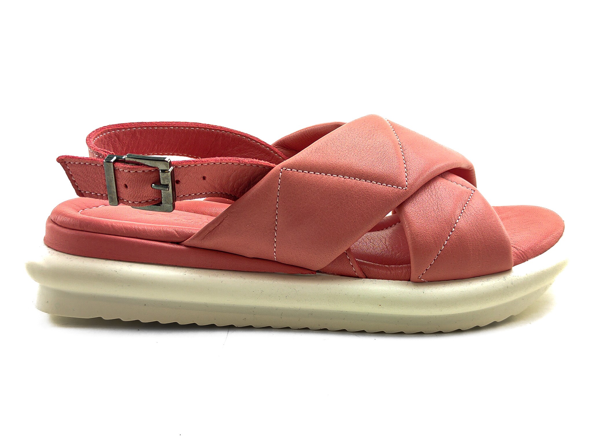 Ortoplus Deri Ortopedik Kadın Sandalet S3010 PEMBE - OrtoPlus