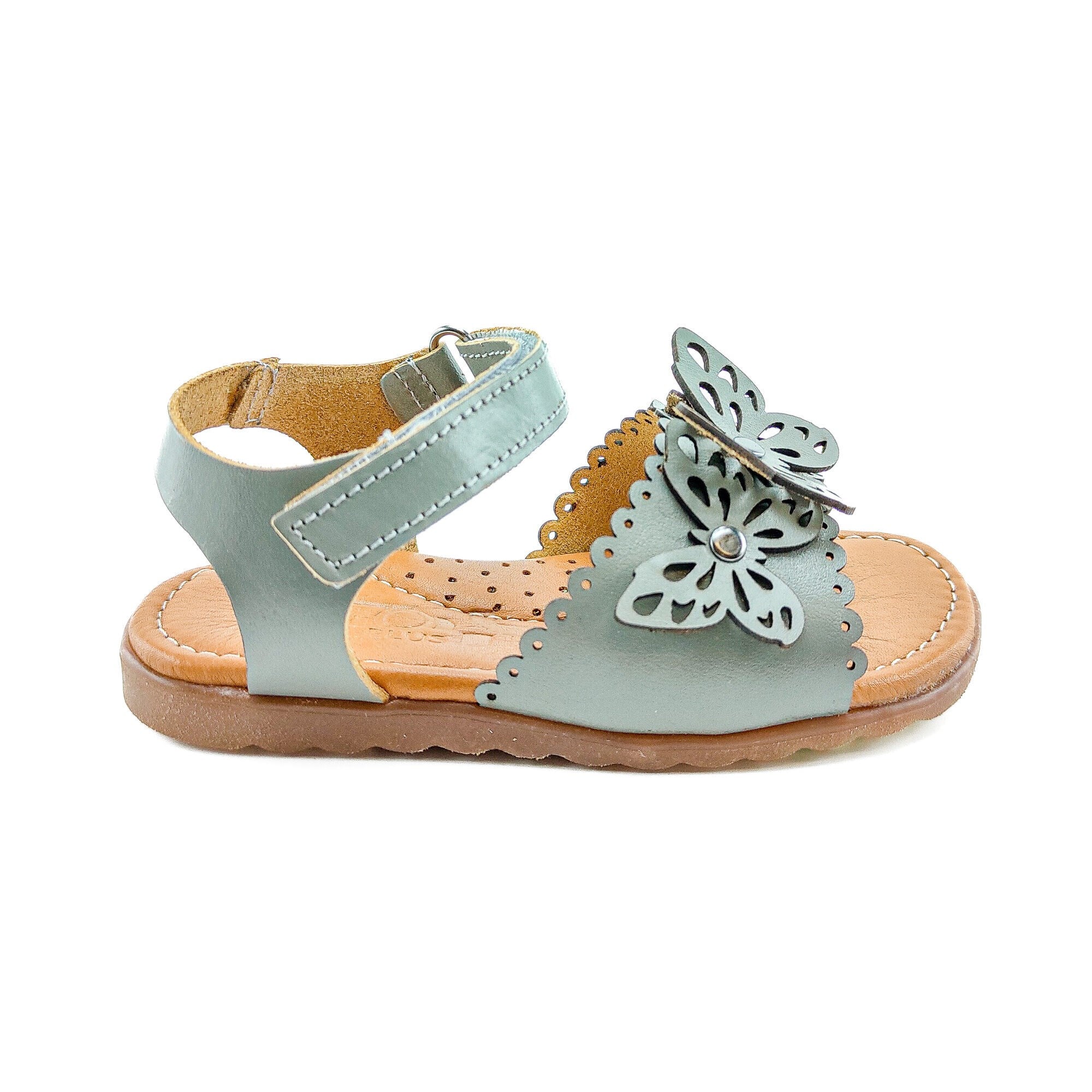 Ortoplus Ortopedik Deri Bebe Sandalet K 2116 GRİ - OrtoPlus