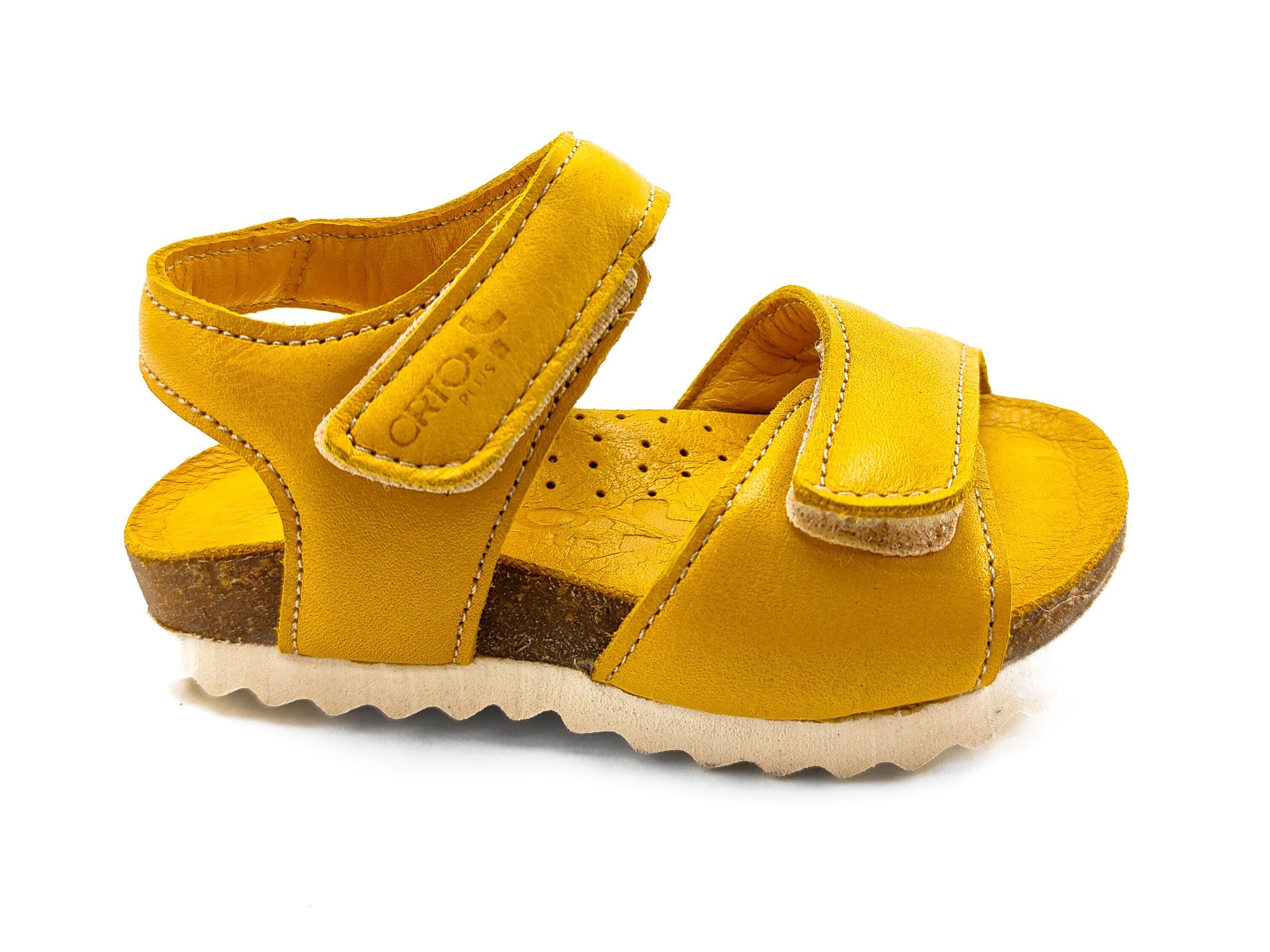 Ortoplus Ortopedik Deri Çocuk Sandalet P Ü2286 SARI - OrtoPlus