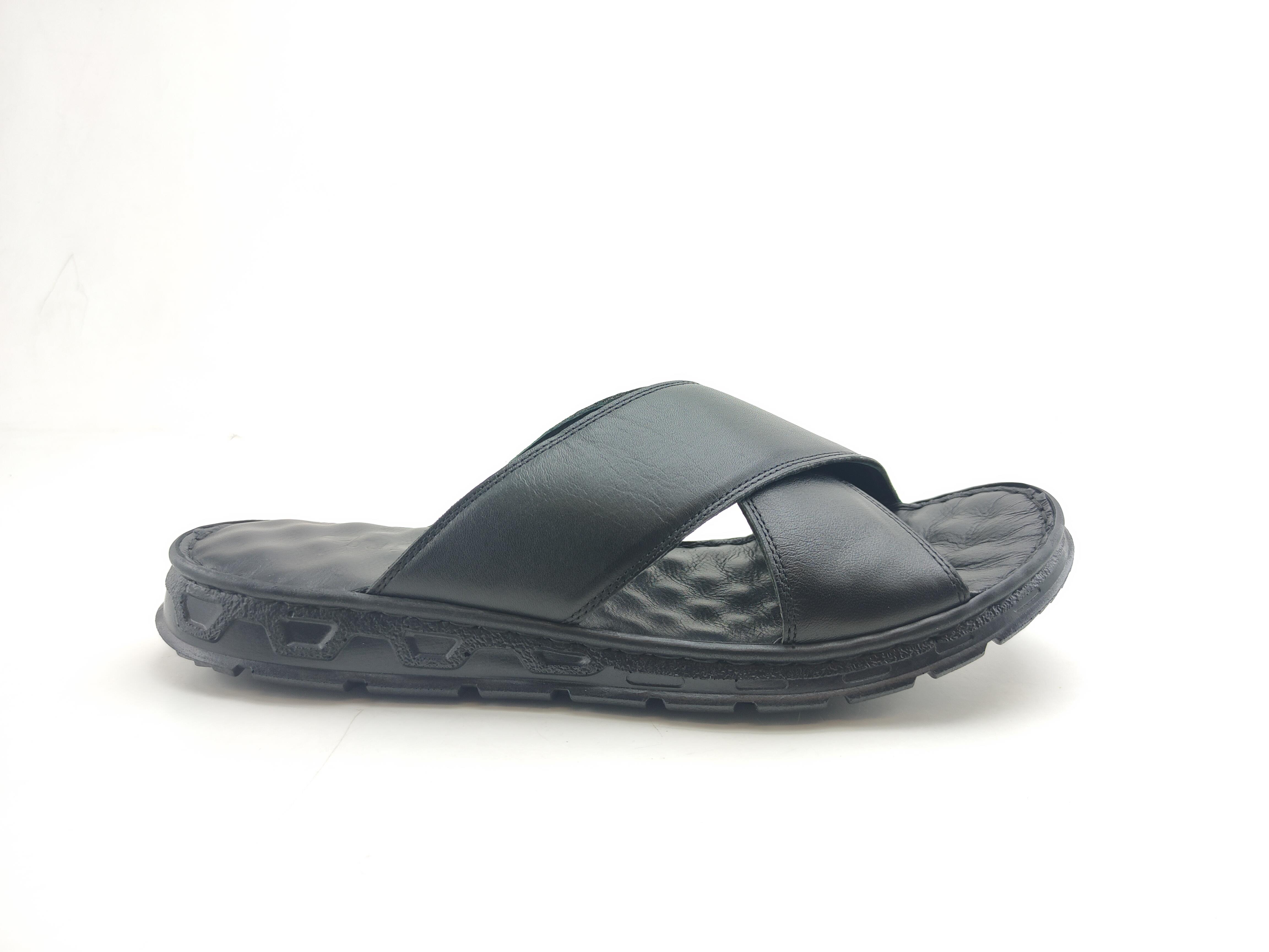 Ortoplus Ortopedik Deri Erkek Terlik SA3107 - OrtoPlus