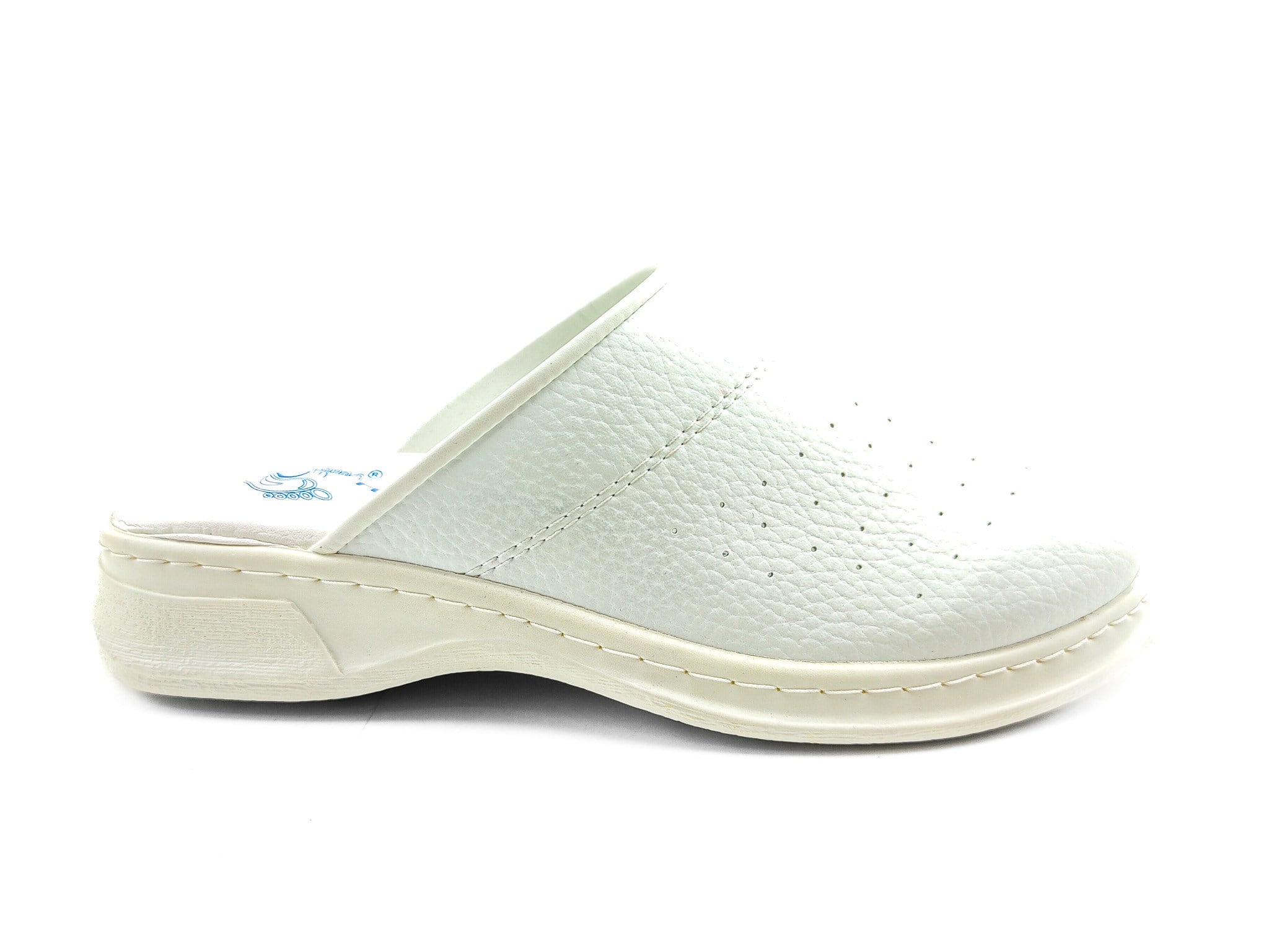Ortoplus Sabo Unisex Deri Hastane Terlik KT9001 BEYAZ - OrtoPlus