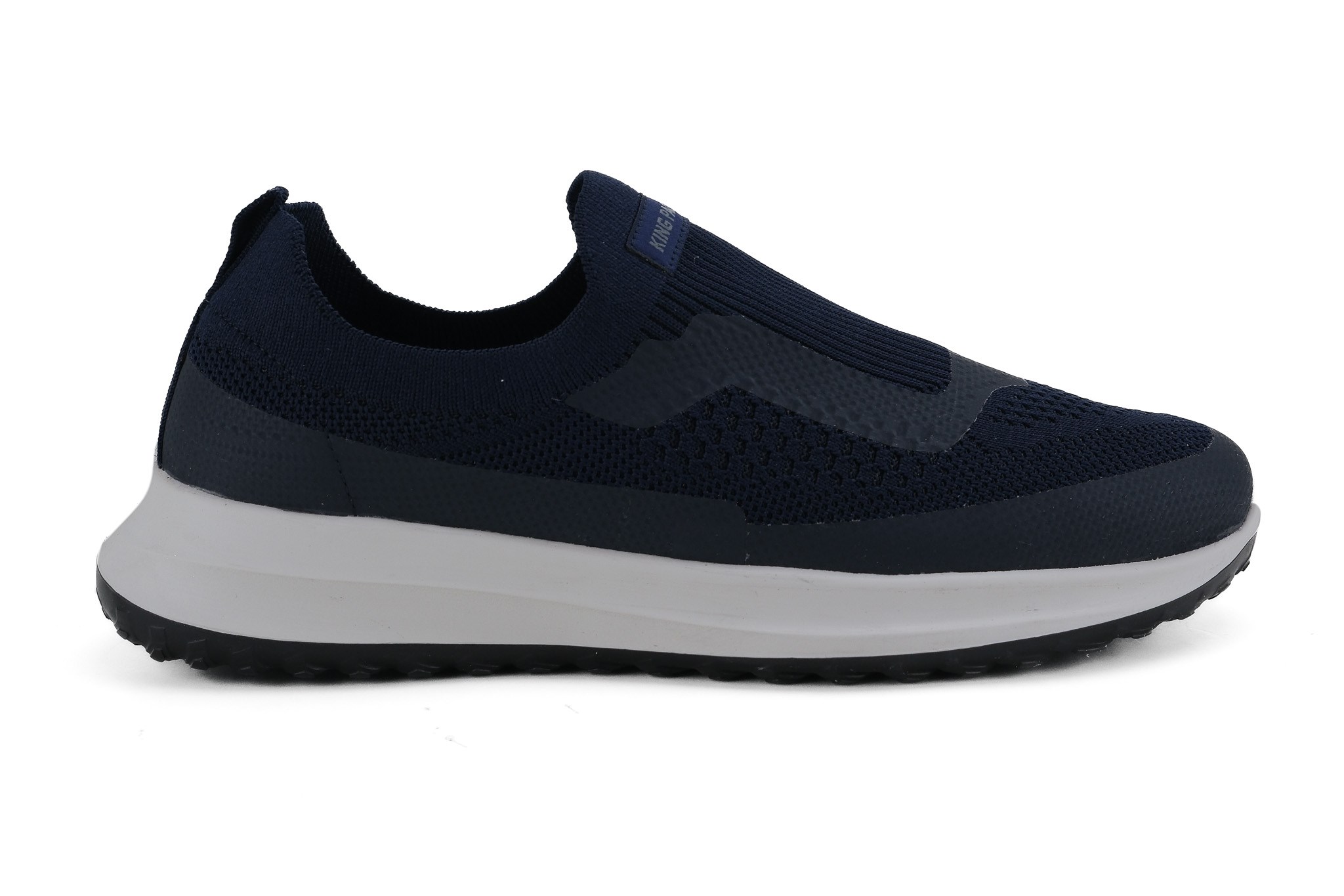 Sneaker Tekstil Yürüyüş Erkek Ayakkab Bağcıksız KP1358 LACİVERT - King Paolo