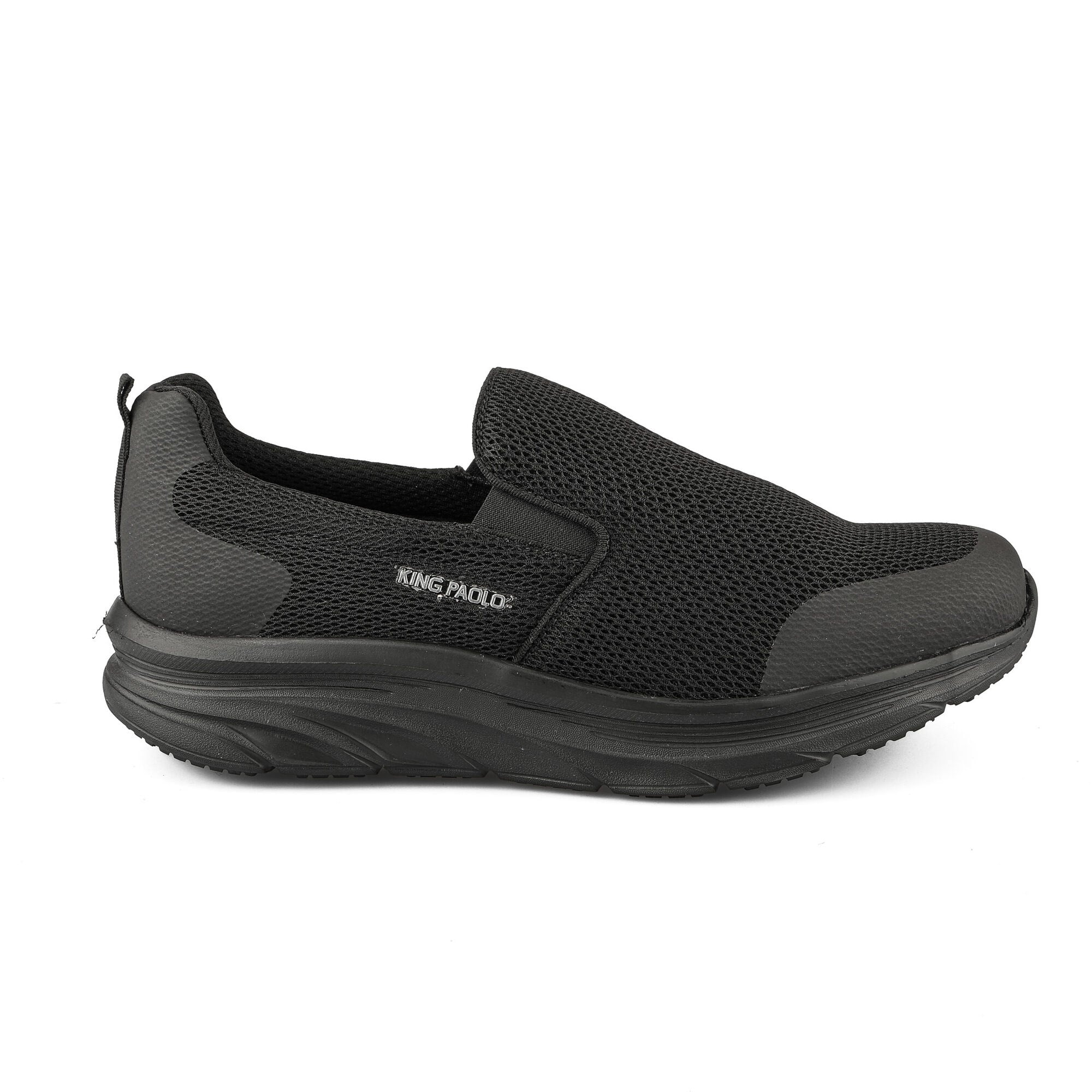 Sneaker Tekstil Yürüyüş Erkek Ayakkabı KP1114 SİYAH - King Paolo