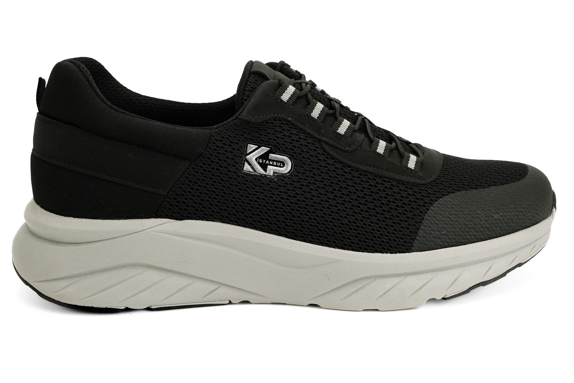 Sneaker Tekstil Yürüyüş Erkek Ayakkabı KP1267 SİYAH - King Paolo