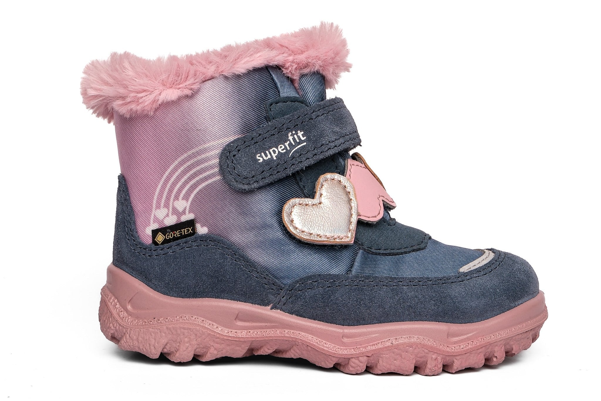 Superfit Goretex Bot Husky1 KP 006061-8000 Blau/Rosa BLAU/ROSA - Superfit