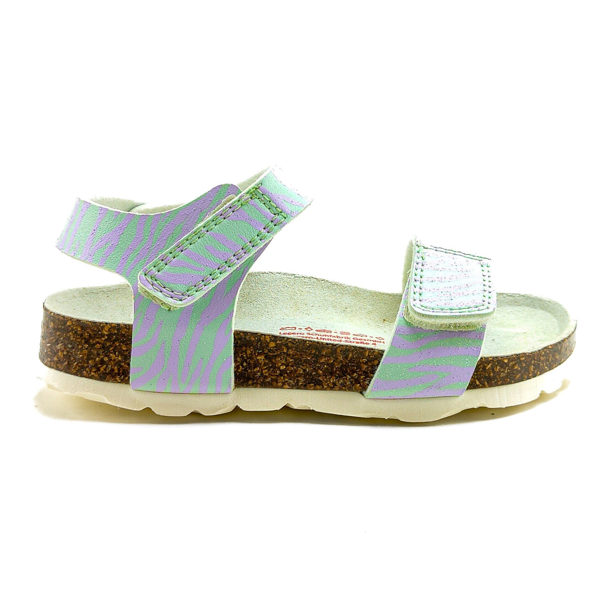 Superfit Ortopedik Çocuk Sandalet F 000123-7510 - Yeşil Lila HELLGRÜN / ROSA - Superfit