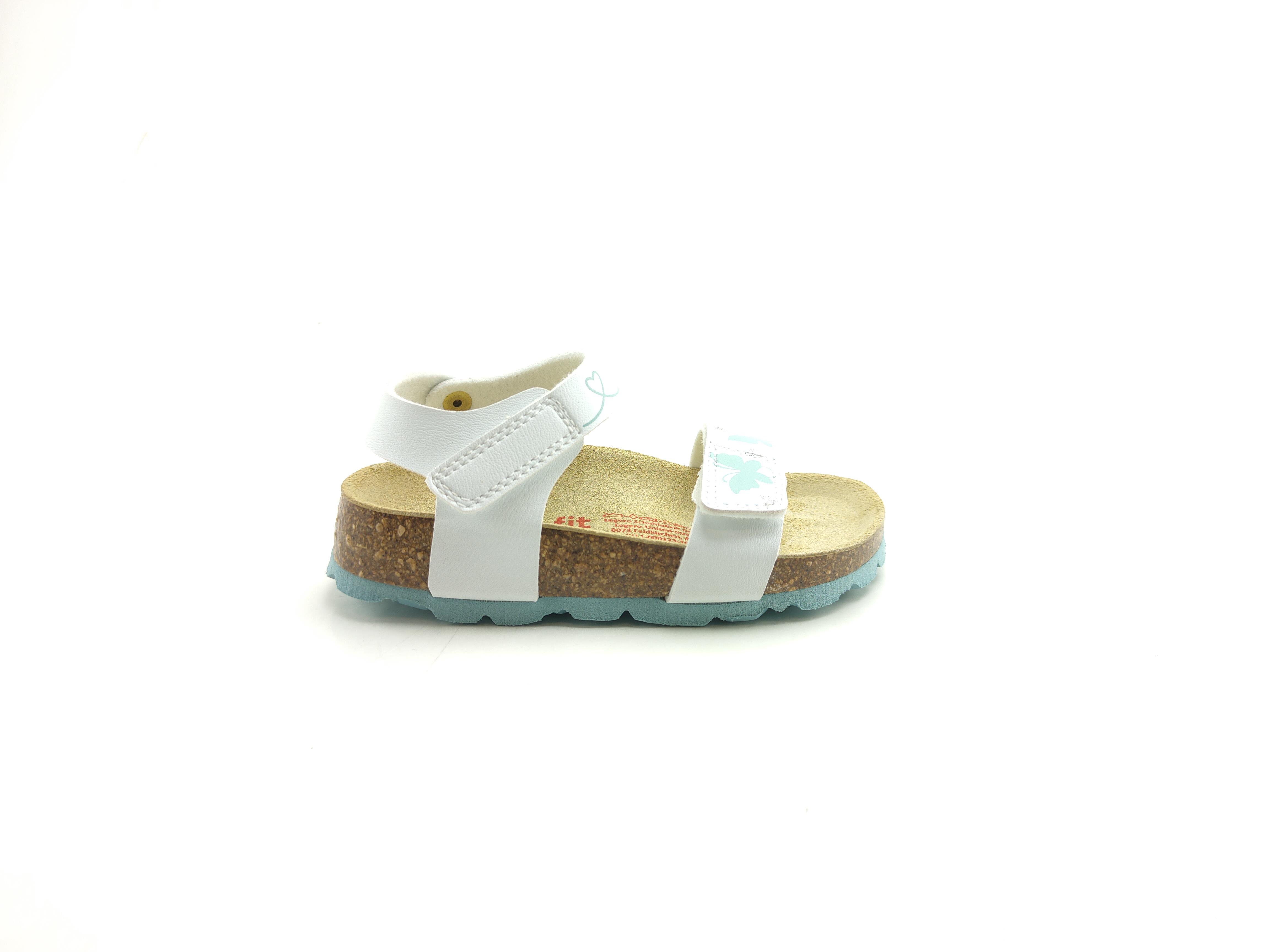 Superfit Ortopedik Çocuk Sandalet P 000123-1030 - Beyaz Kelebek - Superfit