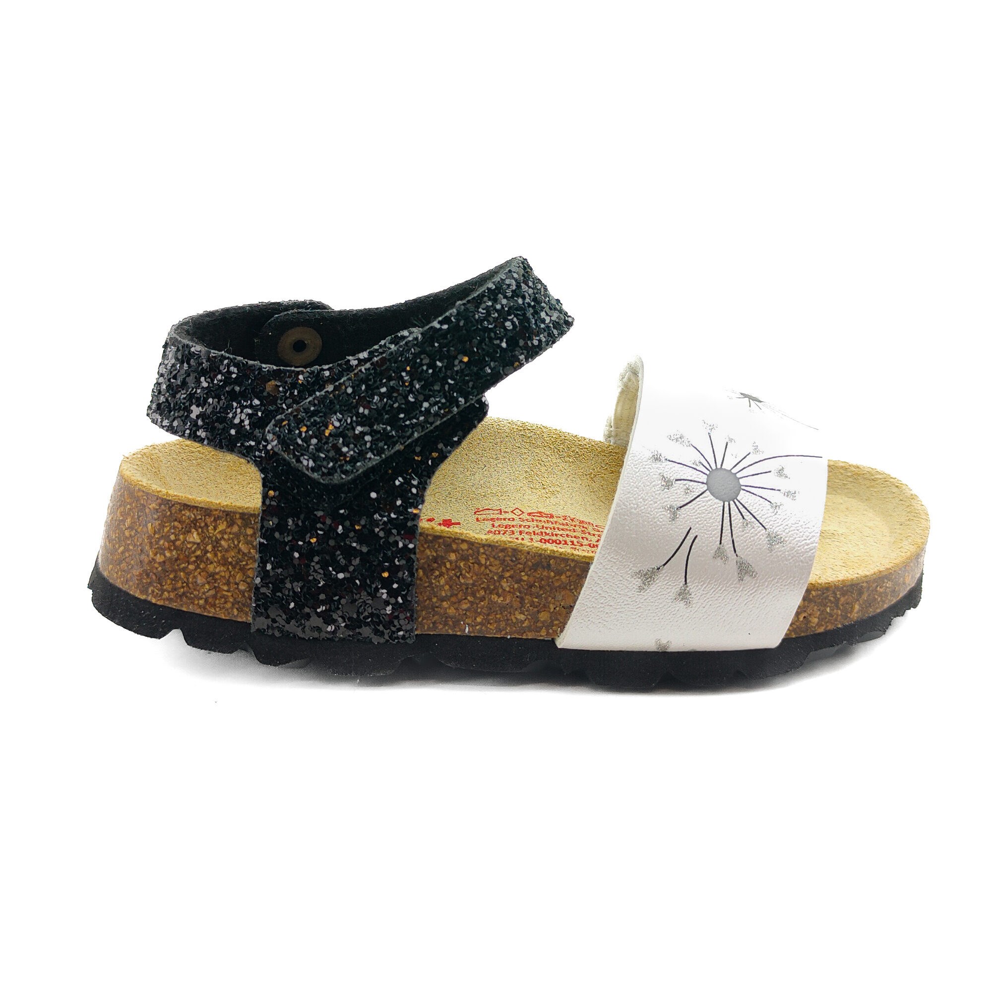 Superfit Ortopedik Çocuk Sandalet P 000115-0010 - Siyah Beyaz WEIB / SCHWARZ - Superfit