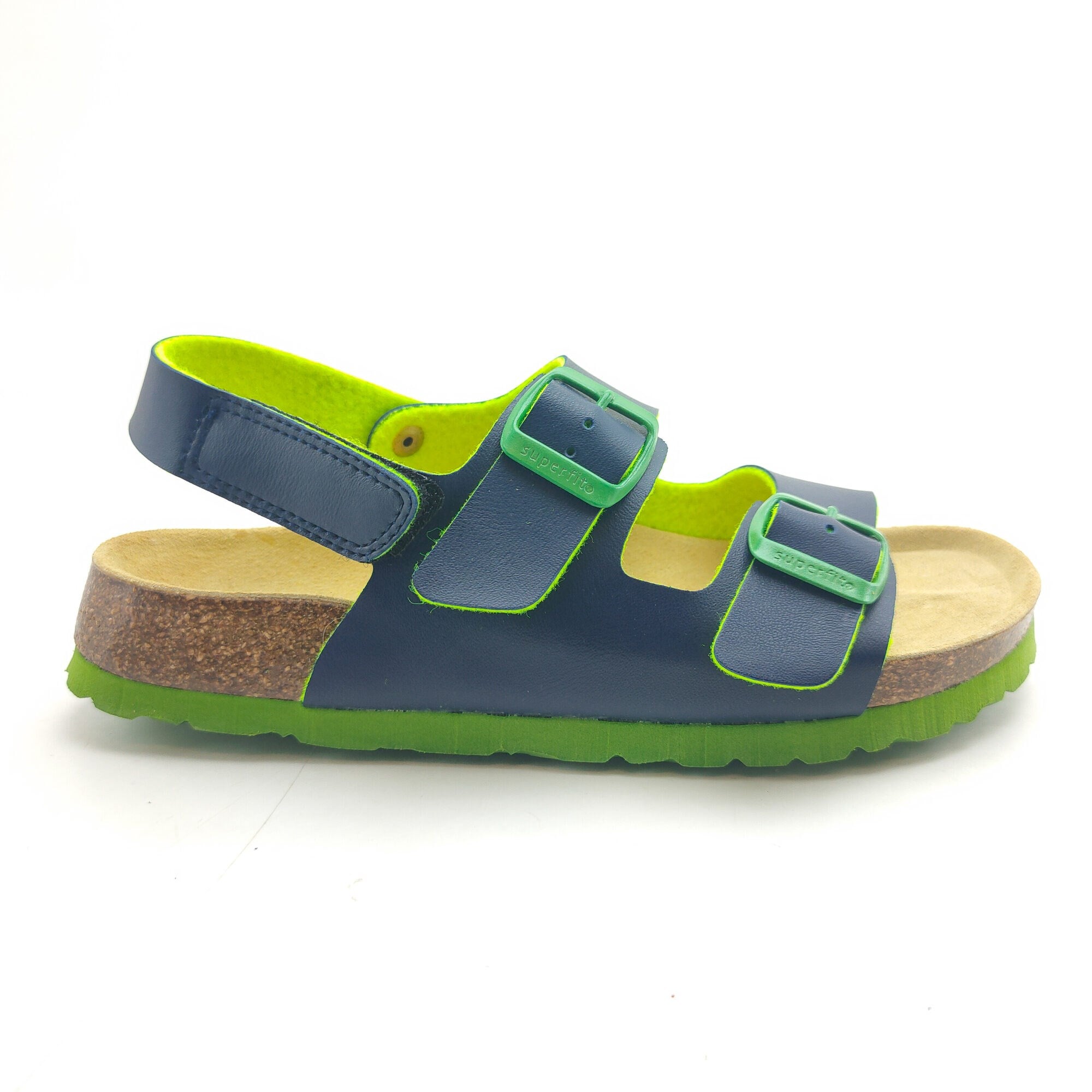 Superfit Ortopedik Genç Sandalet G 600124-8100 - Lacivert Yeşil BLAU /  GRÜN - Superfit