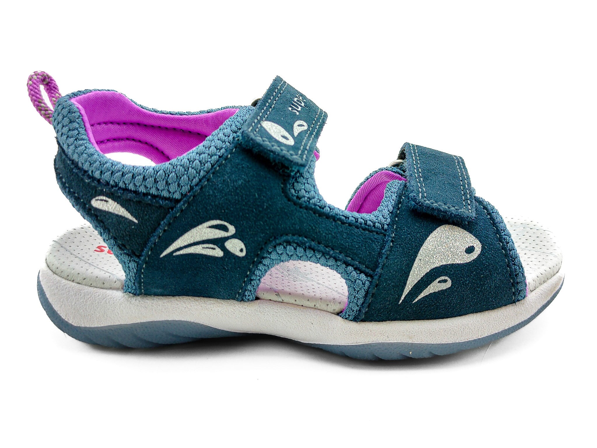 Superfit Spor Ortopedik Çocuk Sandalet P 0583 MAVİ FUŞYA - Superfit
