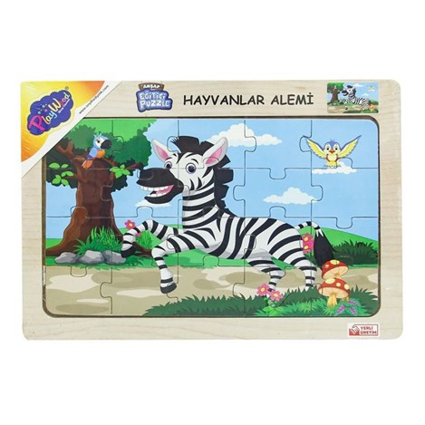105/106/107 AHŞAP EĞİTİCİ PUZZLE HAYVANLAR ALEMİ 105/106/107 AHŞAP EĞİTİCİ PUZZLE HAYVANLAR ALEMİ