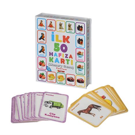 1475 İlk 50 Hafıza Kartları (Memory Game) -Dıytoy 1475 İlk 50 Hafıza Kartları (Memory Game) -Dıytoy