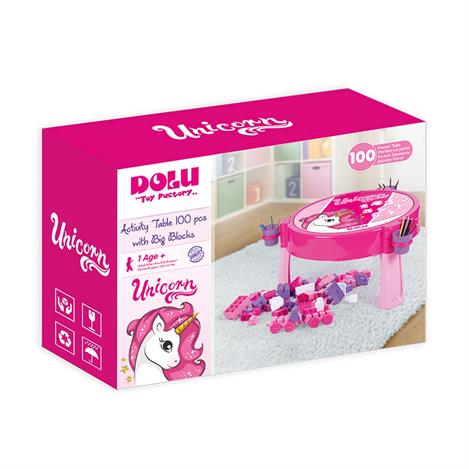 2572 UNICORN 100 PCS BLOKLU AKTIVITE MASASI MONTAJ 2572 UNICORN 100 PCS BLOKLU AKTIVITE MASASI MONTAJ