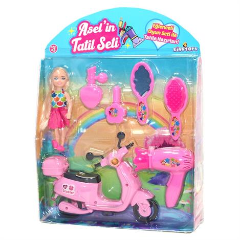 ASL-1030 King Toys Asel'in Tatil Seti ve Scooterı ASL-1030 King Toys Asel'in Tatil Seti ve Scooterı