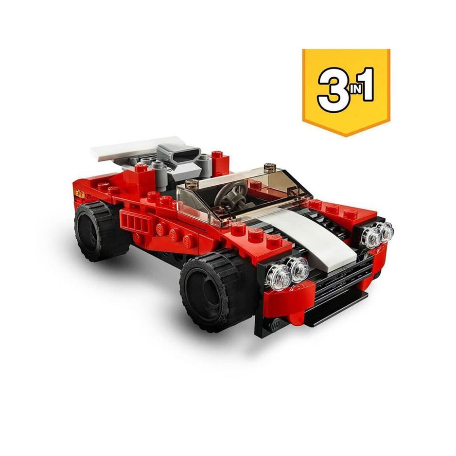 31100 Creat.Spor Araba 134 pcs /+6 yaş /Creator / LEGO En ucuz Fiyatlar &  Orjinal Ürün Garantisi ile Otoys'da