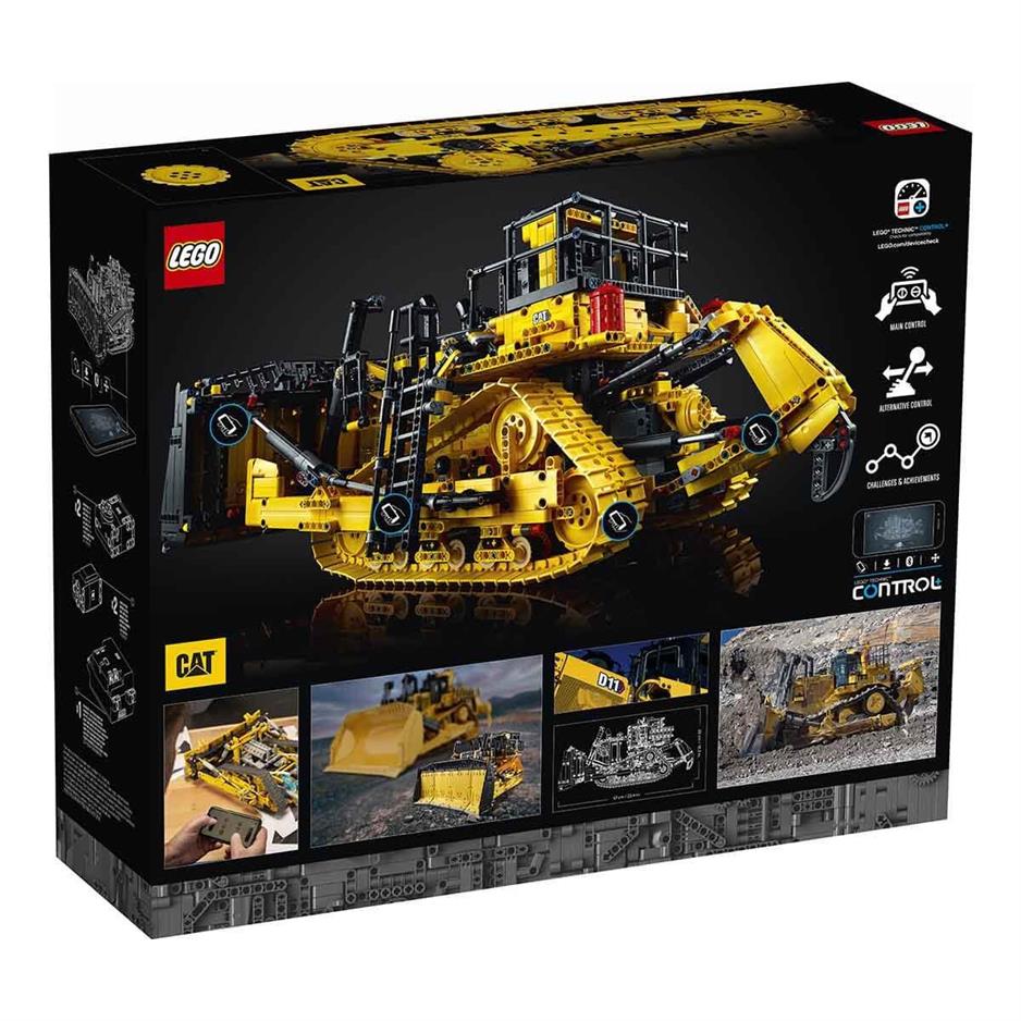 42131 LEGO® Technic Uygulama Kumandalı Cat® D11 Buldozer, 3854 parça, +11  yaş