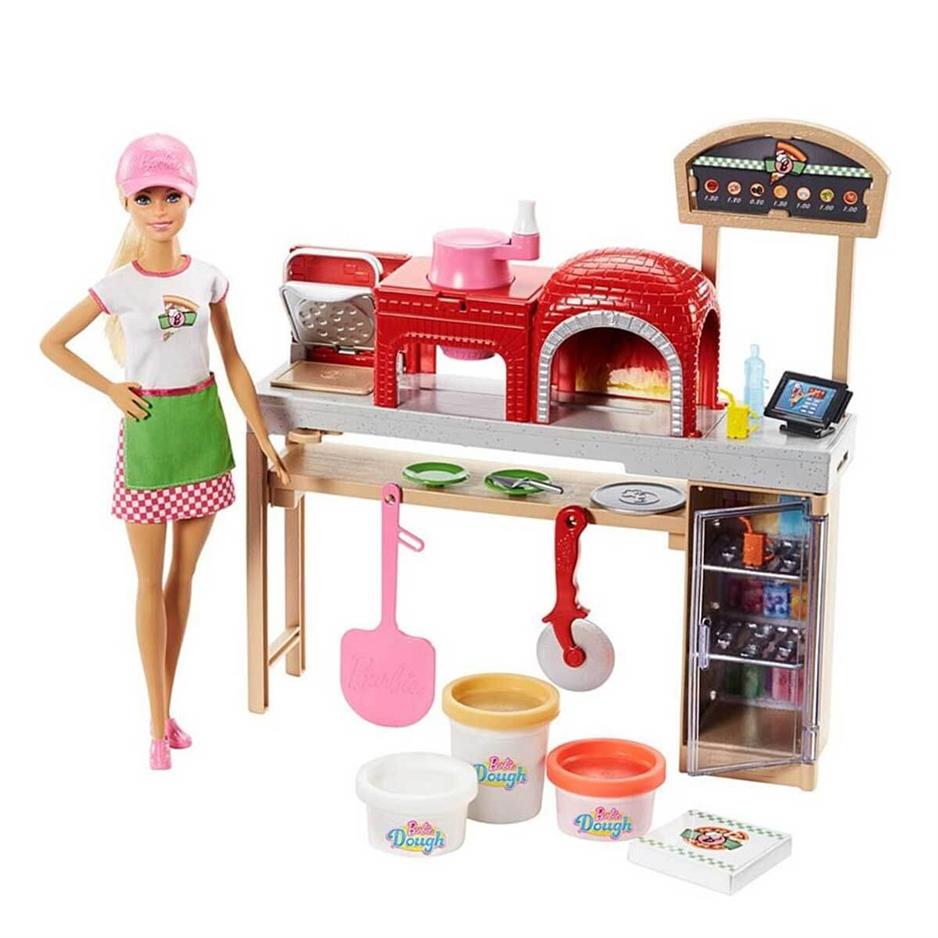 Barbie Pizza Yapıyor Oyun Seti En ucuz Fiyatlar & Orjinal Ürün Garantisi  ile Otoys'da