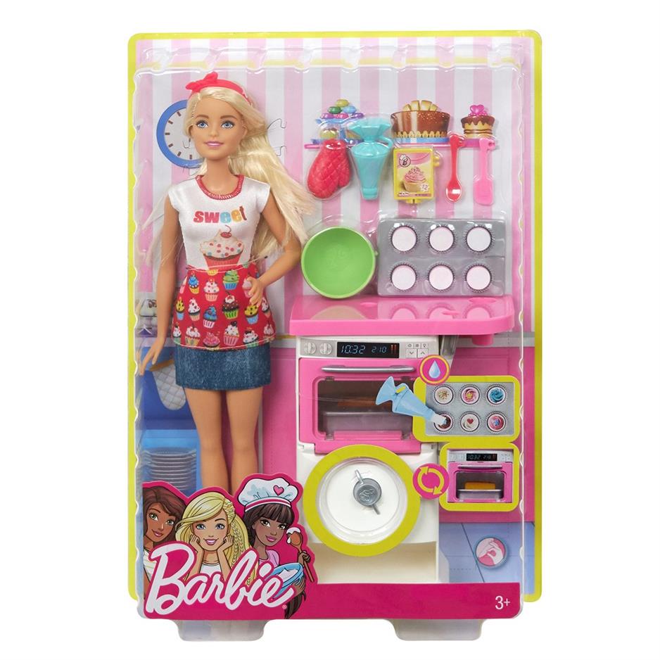 FHP57 Barbie Mutfakta Oyun Seti