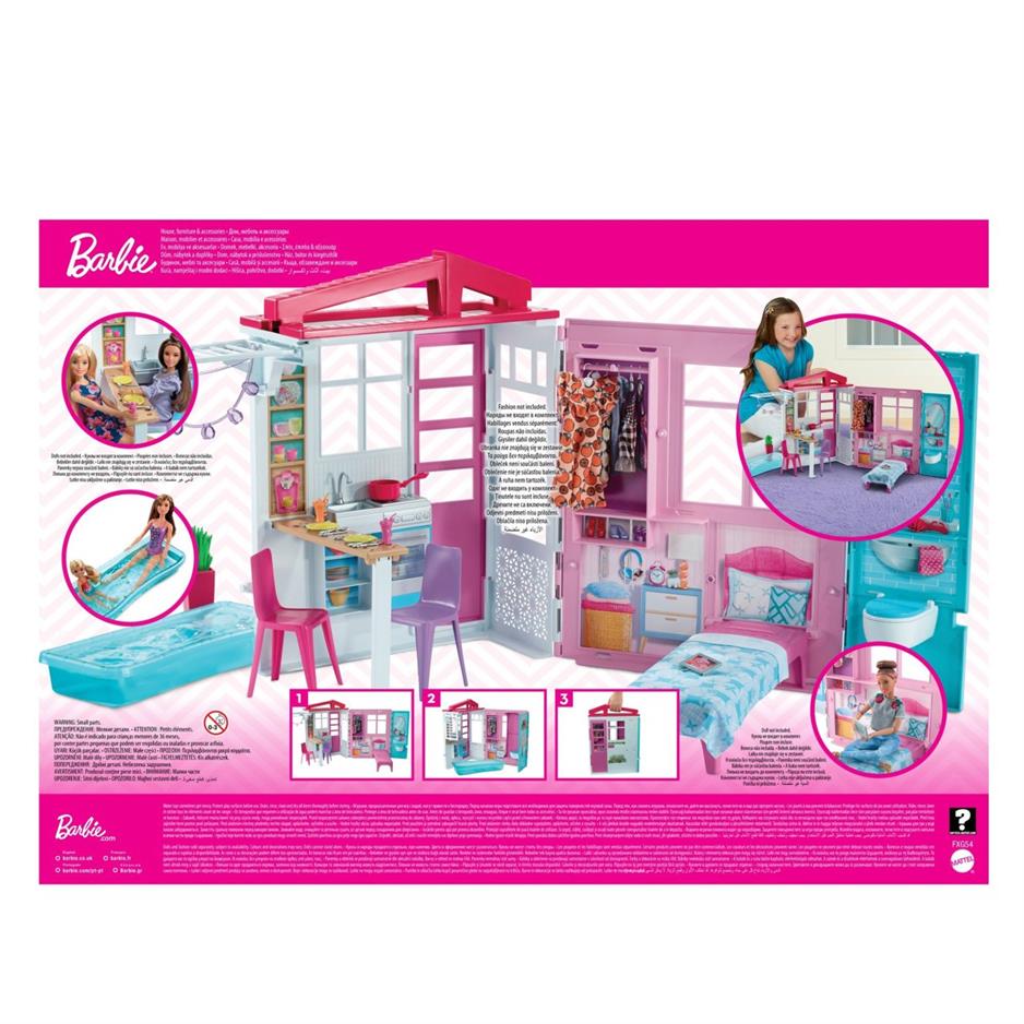 FXG54 Barbie'nin Taşınabilir Portatif Evi 311,03 TL - OTOYS