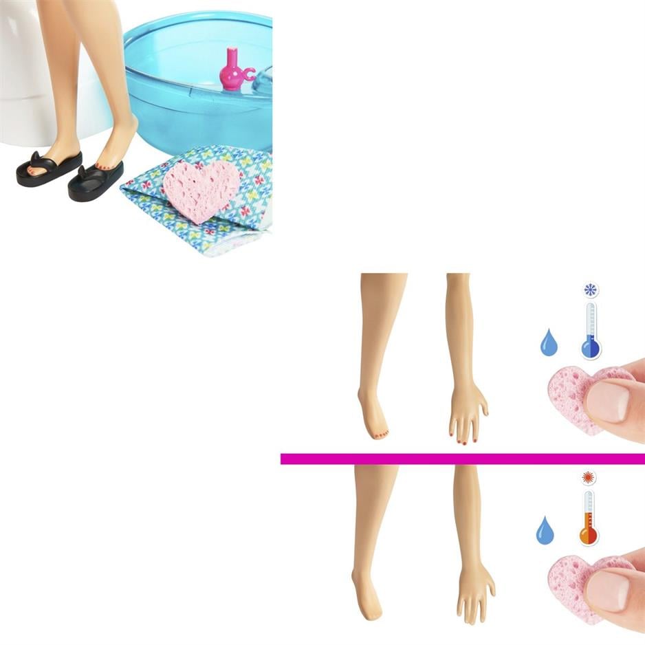 GHN07 Barbie® Sağlıklı Tırnak Bakımı Oyun Seti 155,52 TL - OTOYS